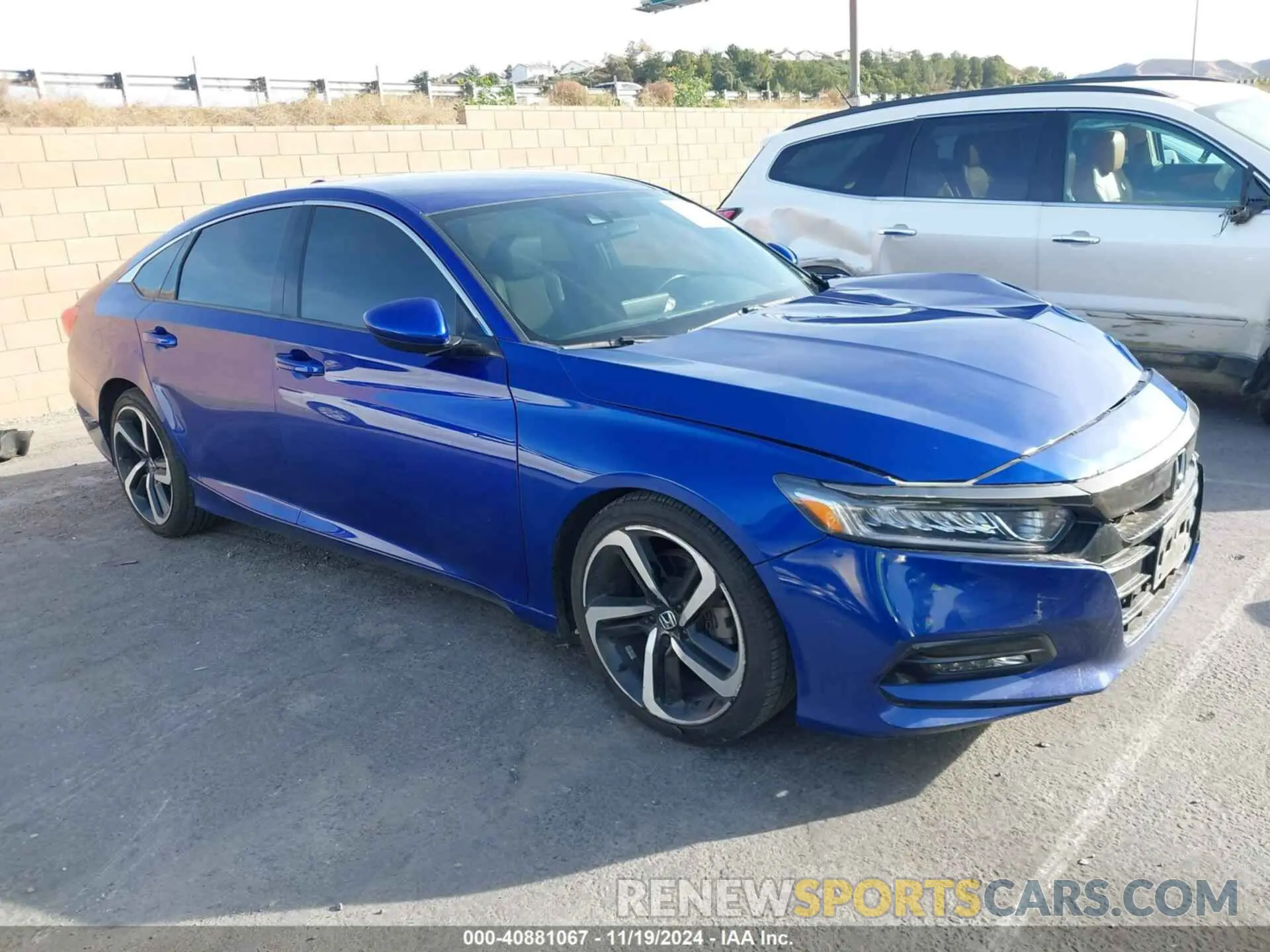 1 Photograph of a damaged car 1HGCV1F32LA123966 HONDA ACCORD 2020