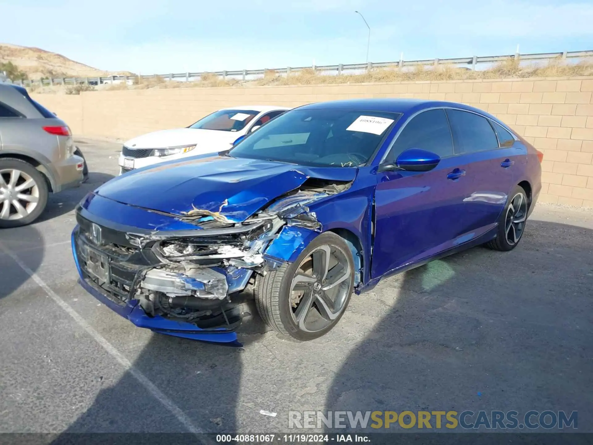 2 Photograph of a damaged car 1HGCV1F32LA123966 HONDA ACCORD 2020
