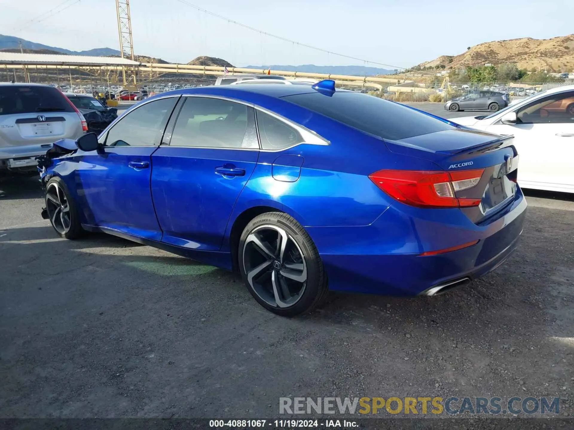 3 Photograph of a damaged car 1HGCV1F32LA123966 HONDA ACCORD 2020