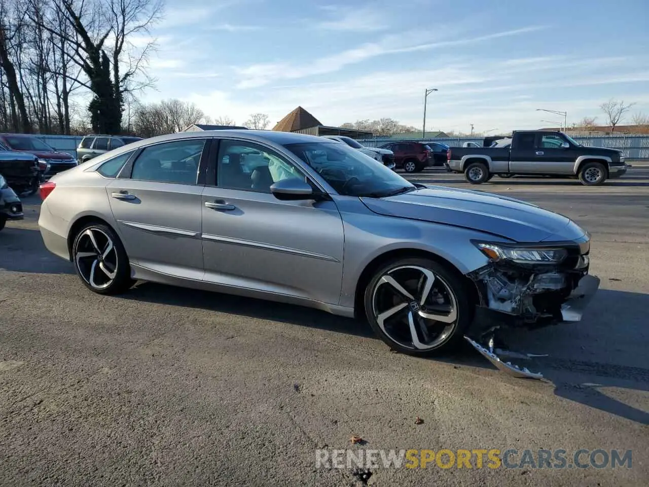 4 Photograph of a damaged car 1HGCV1F32LA125507 HONDA ACCORD 2020