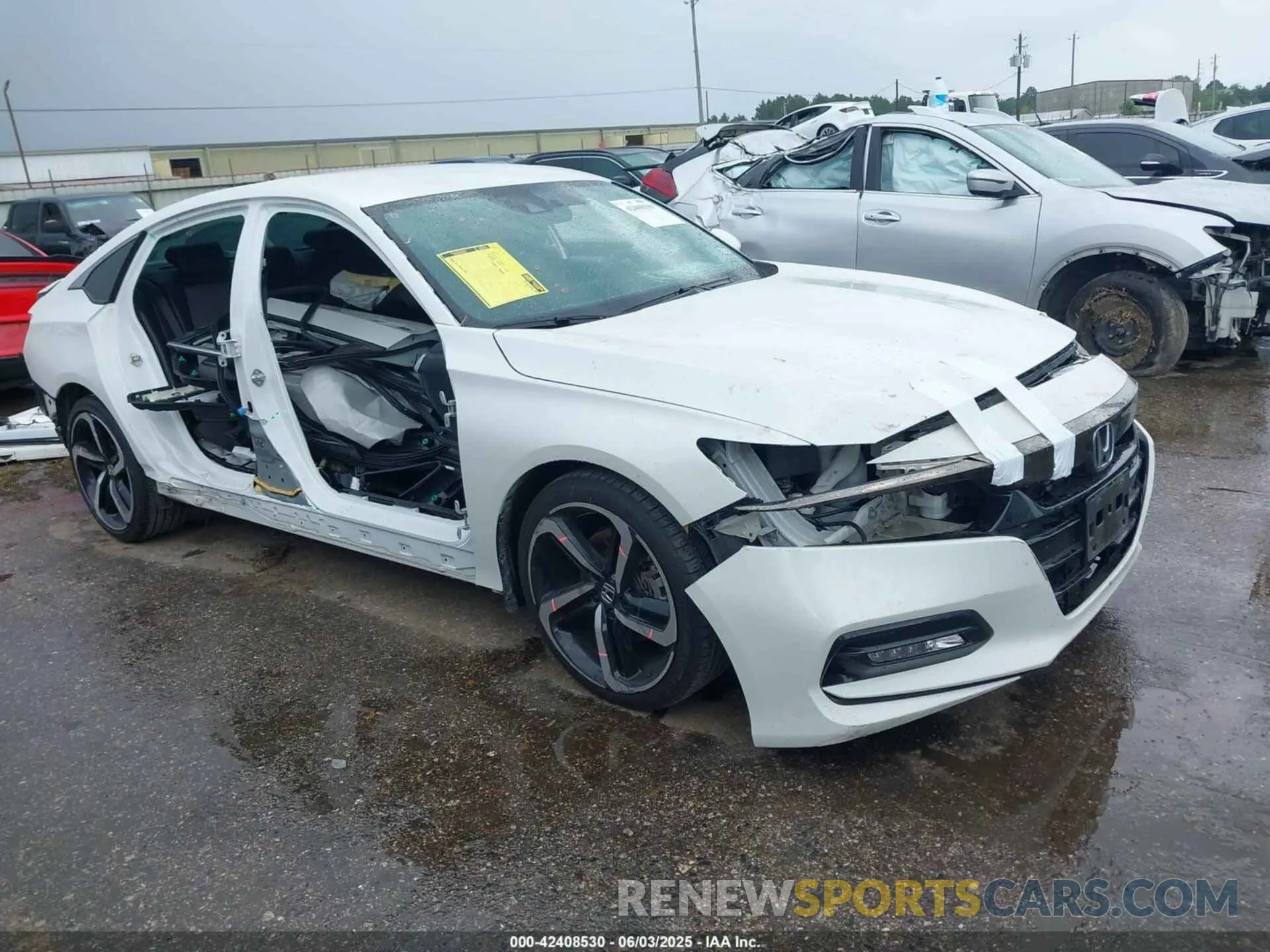 1 Photograph of a damaged car 1HGCV1F32LA134188 HONDA ACCORD 2020