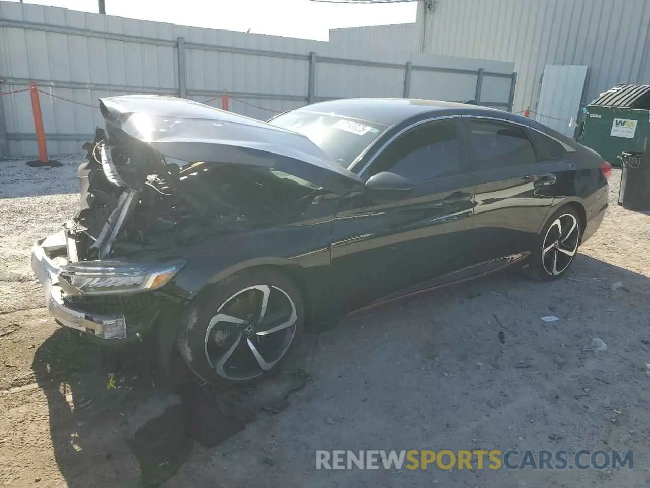 1 Photograph of a damaged car 1HGCV1F32LA143117 HONDA ACCORD 2020