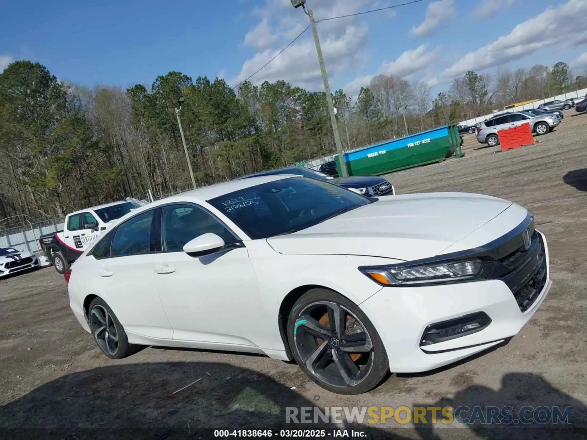 1 Photograph of a damaged car 1HGCV1F32LA151377 HONDA ACCORD 2020