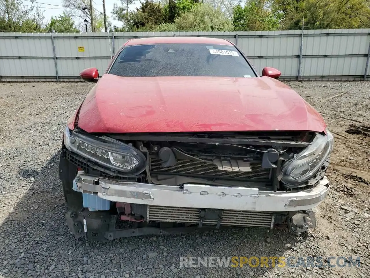 5 Photograph of a damaged car 1HGCV1F33LA005876 HONDA ACCORD 2020