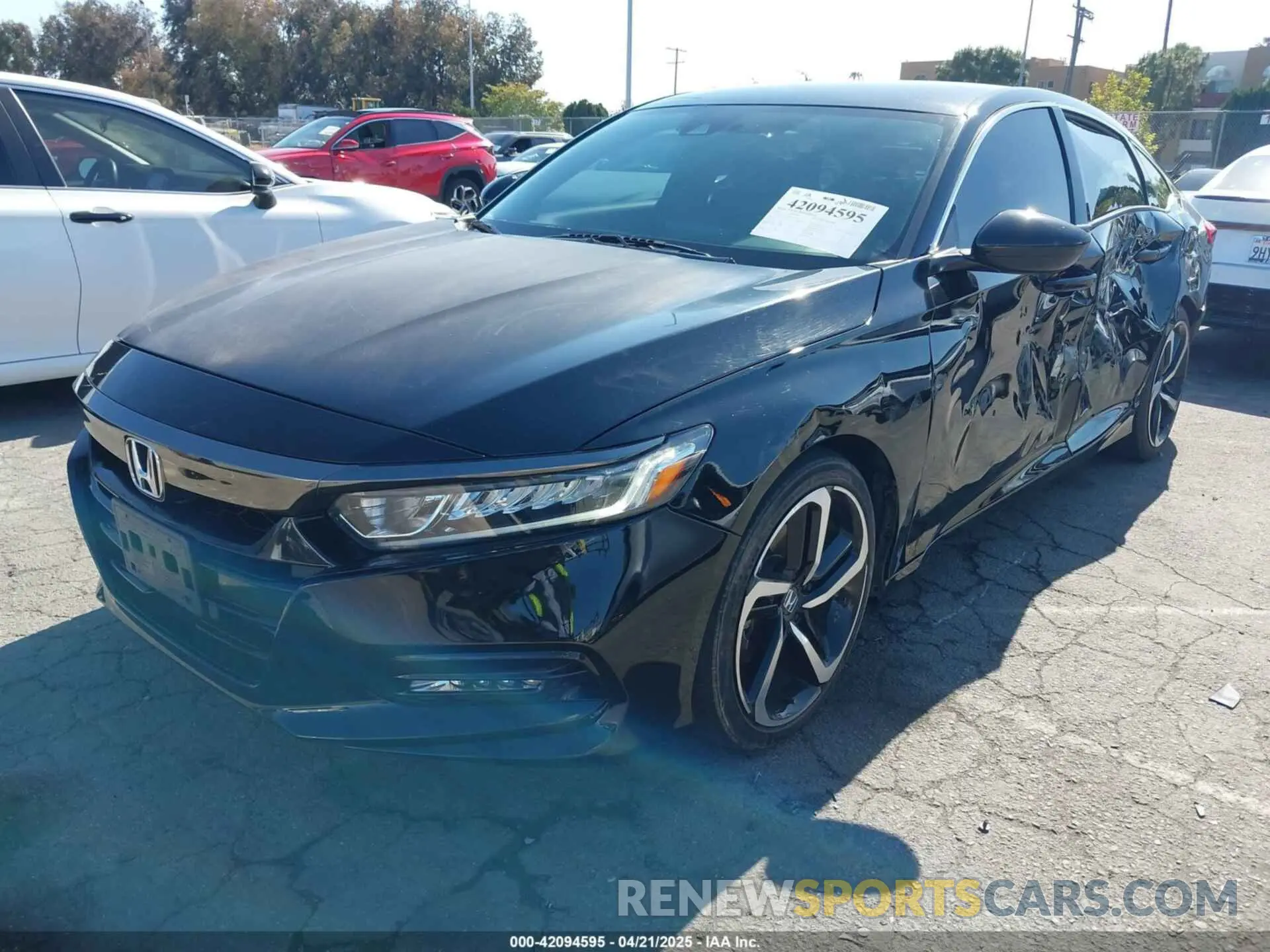 2 Photograph of a damaged car 1HGCV1F33LA016778 HONDA ACCORD 2020