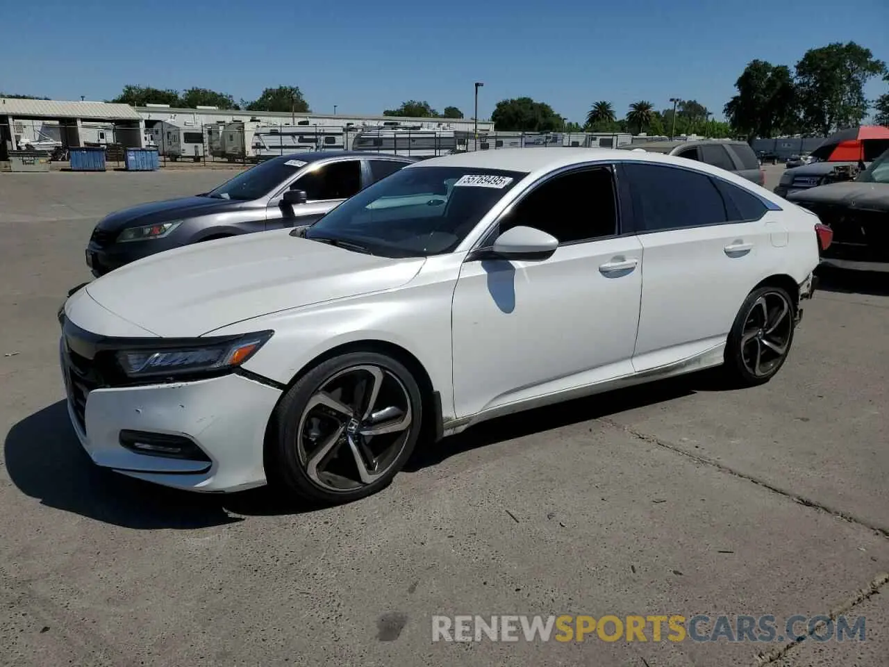1 Photograph of a damaged car 1HGCV1F33LA042555 HONDA ACCORD 2020