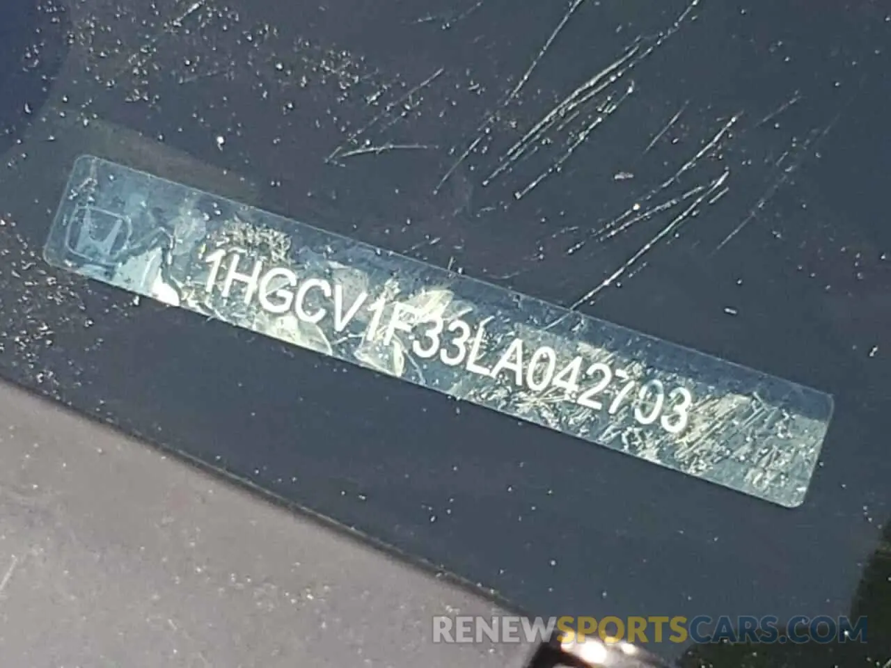 13 Photograph of a damaged car 1HGCV1F33LA042703 HONDA ACCORD 2020