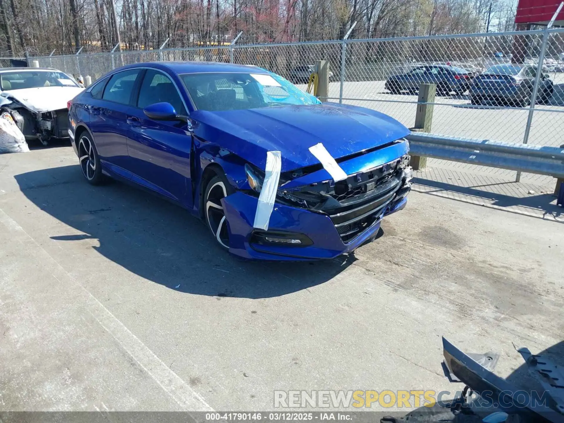 1 Photograph of a damaged car 1HGCV1F33LA057329 HONDA ACCORD 2020