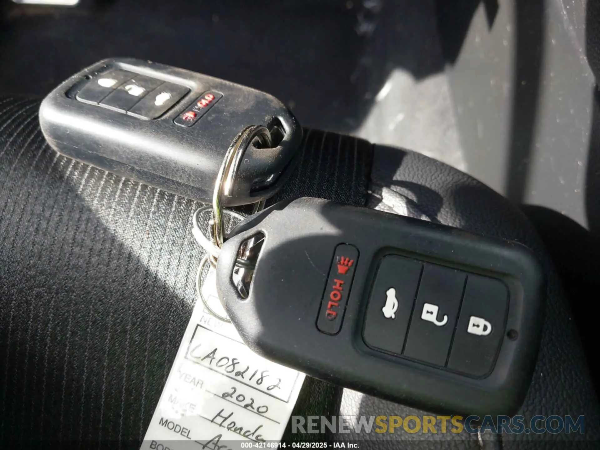 11 Photograph of a damaged car 1HGCV1F33LA082182 HONDA ACCORD 2020