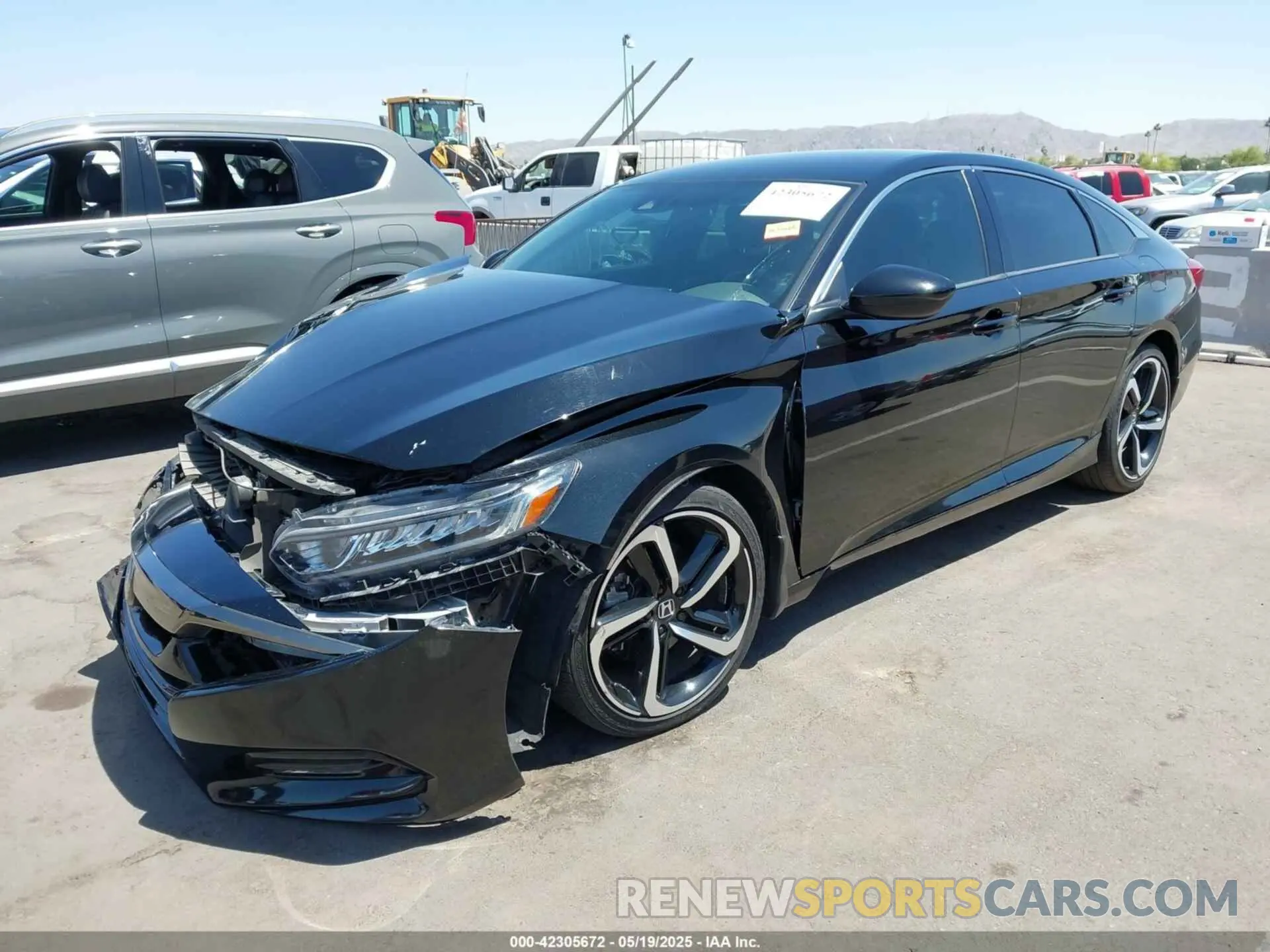 2 Photograph of a damaged car 1HGCV1F33LA108330 HONDA ACCORD 2020