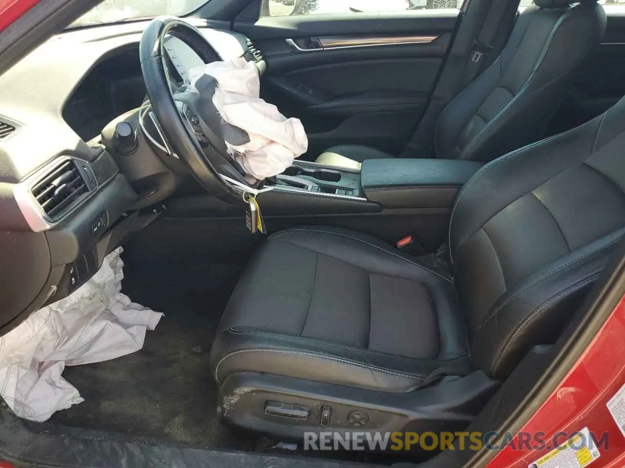 7 Photograph of a damaged car 1HGCV1F33LA112474 HONDA ACCORD 2020