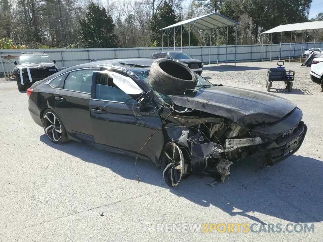 4 Photograph of a damaged car 1HGCV1F33LA118310 HONDA ACCORD 2020