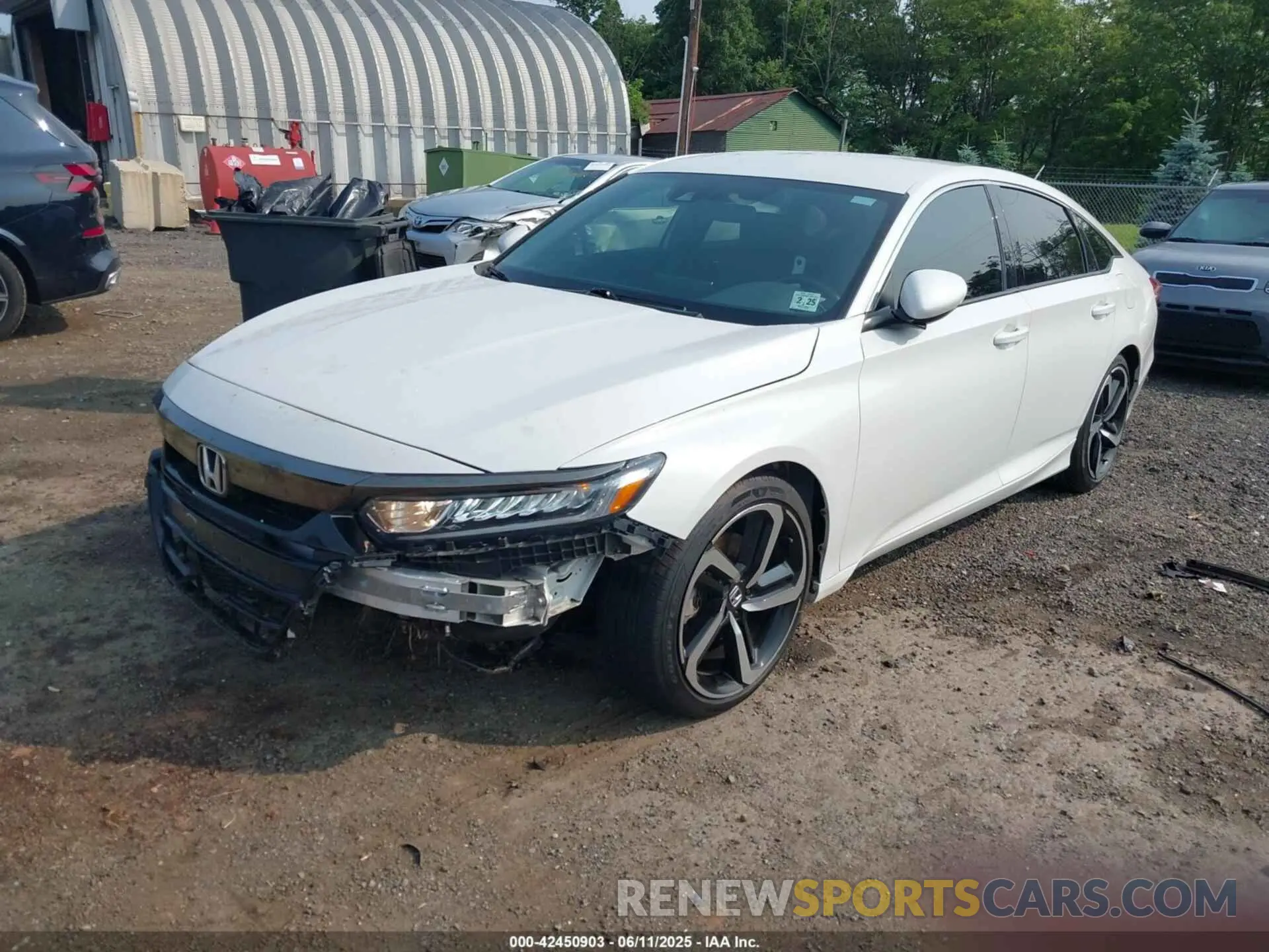 2 Photograph of a damaged car 1HGCV1F33LA119926 HONDA ACCORD 2020