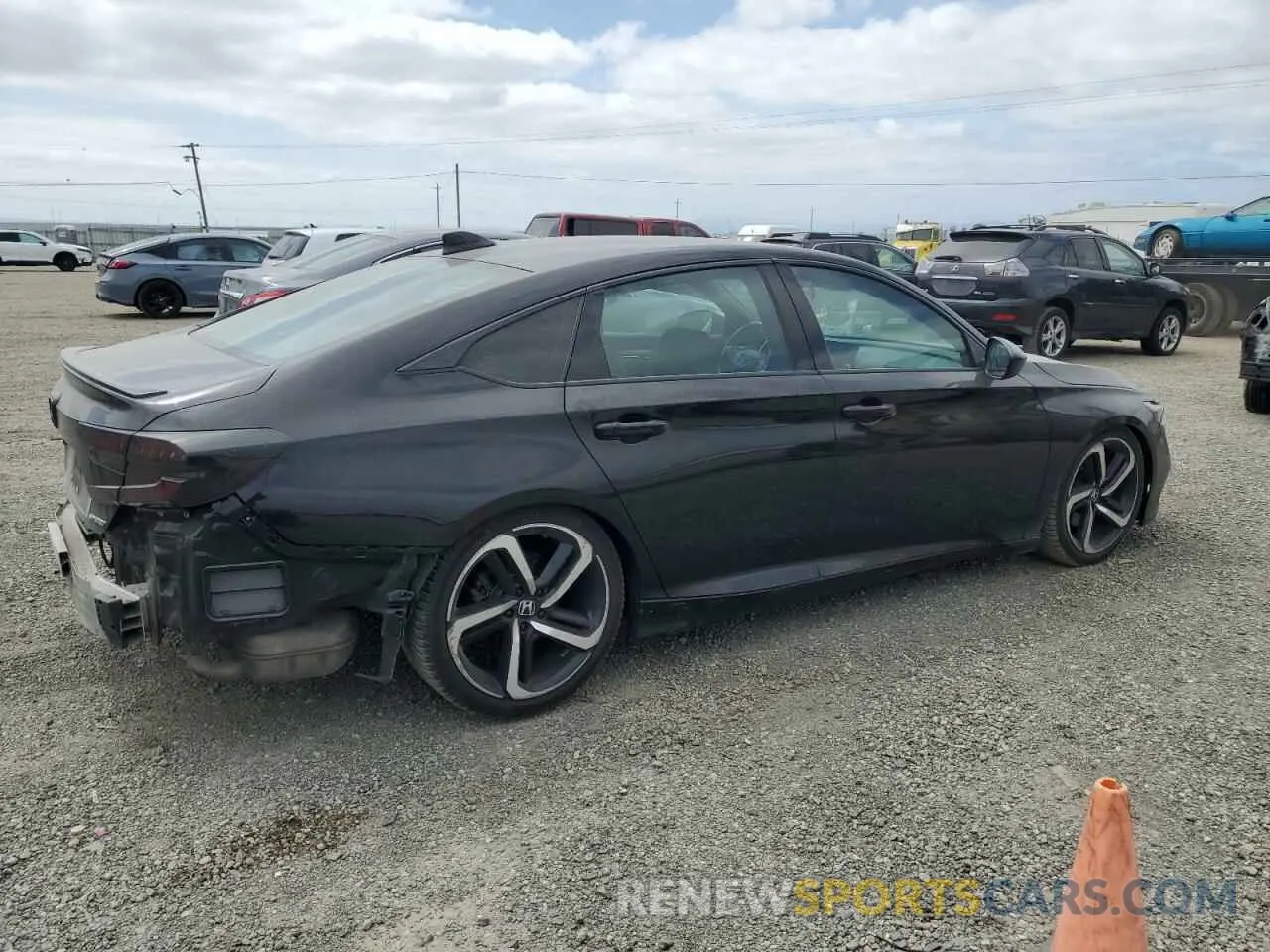 3 Photograph of a damaged car 1HGCV1F33LA124768 HONDA ACCORD 2020