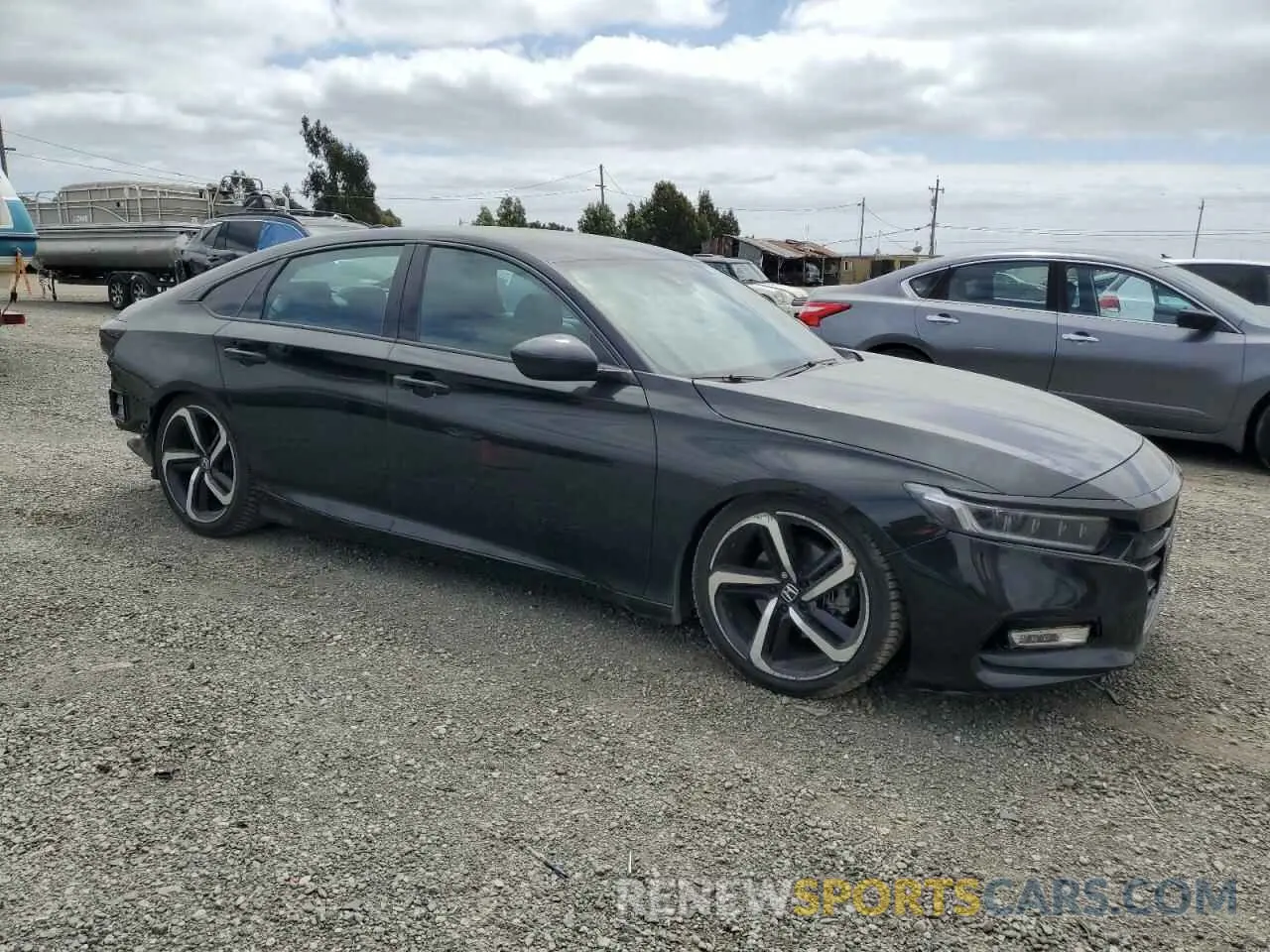4 Photograph of a damaged car 1HGCV1F33LA124768 HONDA ACCORD 2020