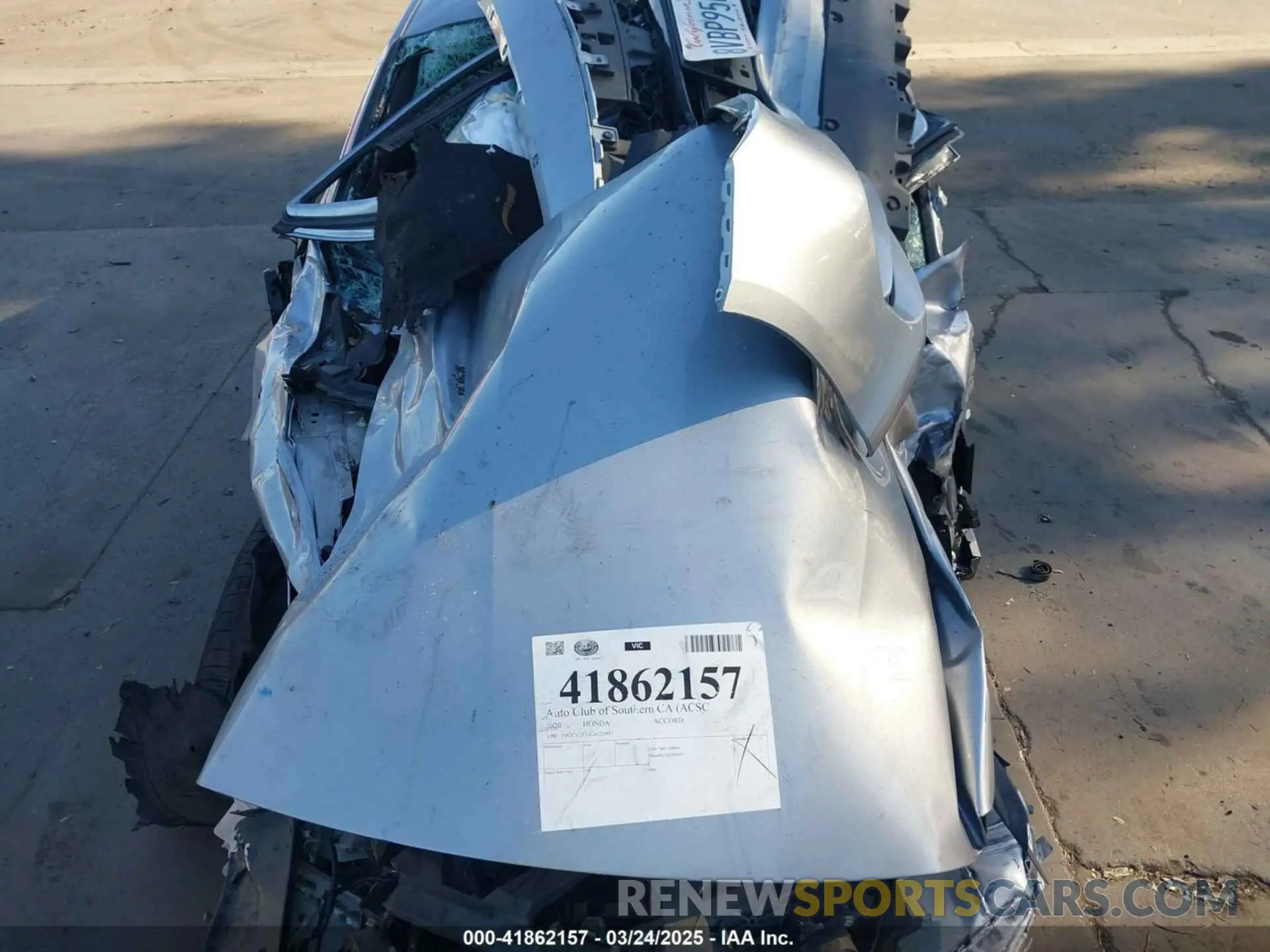 10 Photograph of a damaged car 1HGCV1F33LA125497 HONDA ACCORD 2020