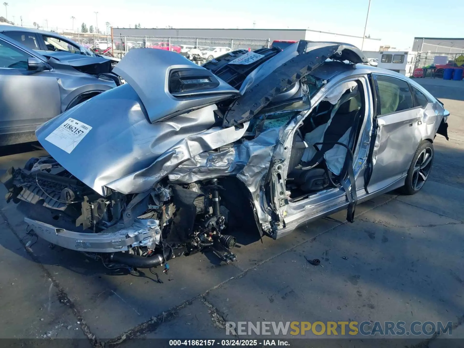 2 Photograph of a damaged car 1HGCV1F33LA125497 HONDA ACCORD 2020