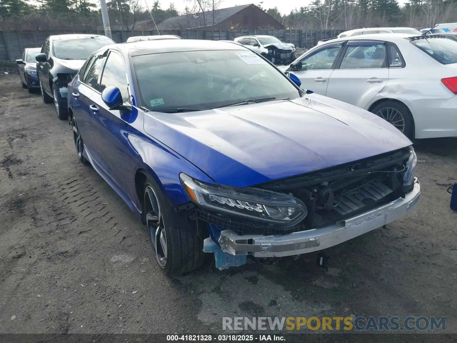 1 Photograph of a damaged car 1HGCV1F33LA145572 HONDA ACCORD 2020