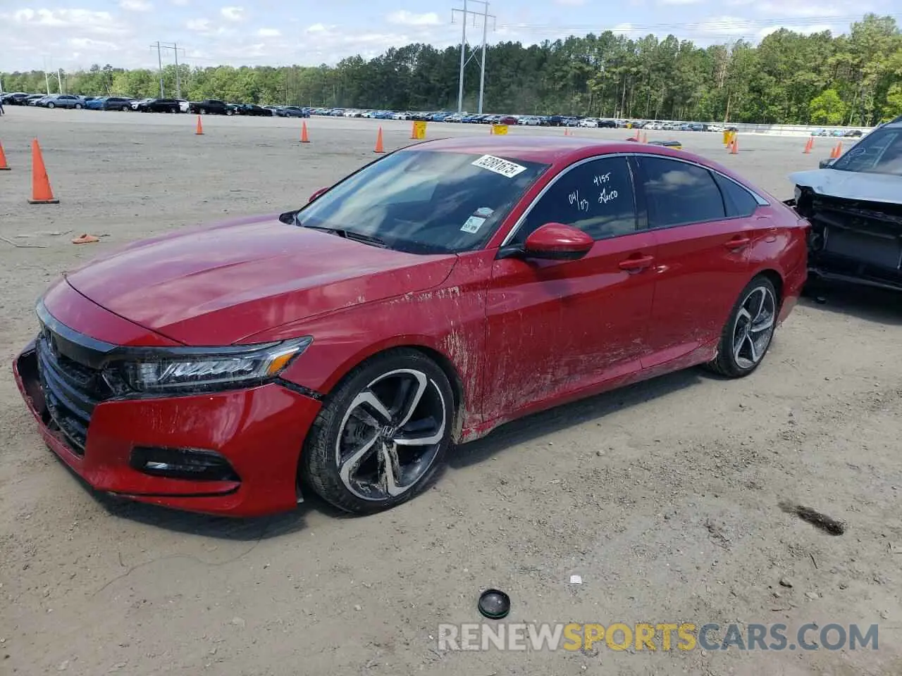 1 Photograph of a damaged car 1HGCV1F34LA008317 HONDA ACCORD 2020