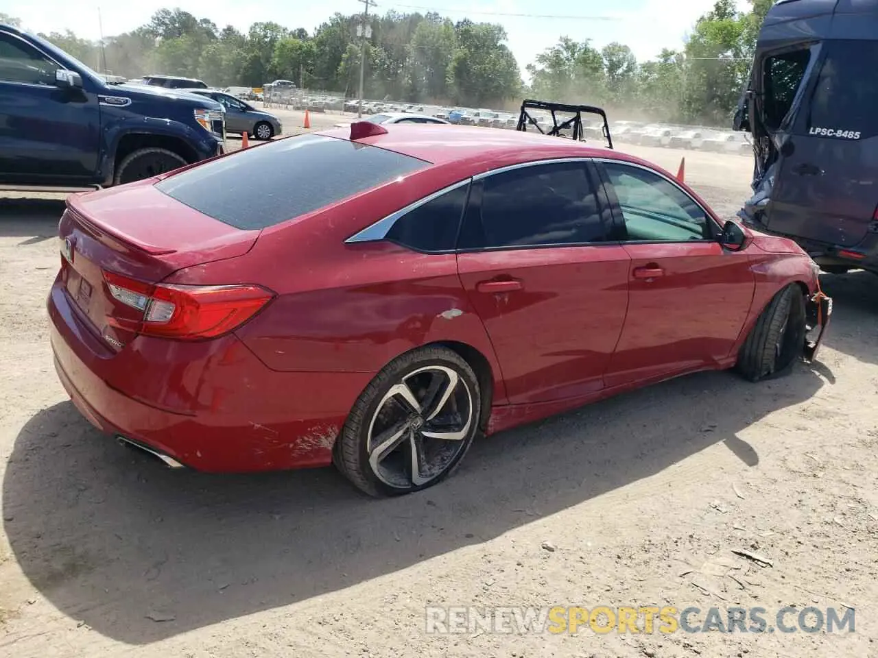 3 Photograph of a damaged car 1HGCV1F34LA008317 HONDA ACCORD 2020
