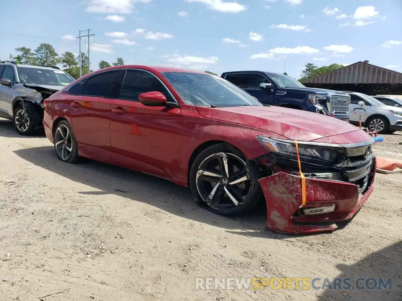 4 Photograph of a damaged car 1HGCV1F34LA008317 HONDA ACCORD 2020