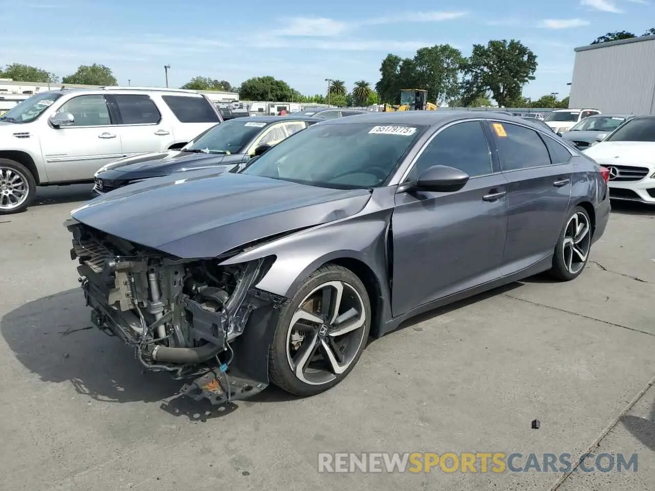 1 Photograph of a damaged car 1HGCV1F34LA029202 HONDA ACCORD 2020