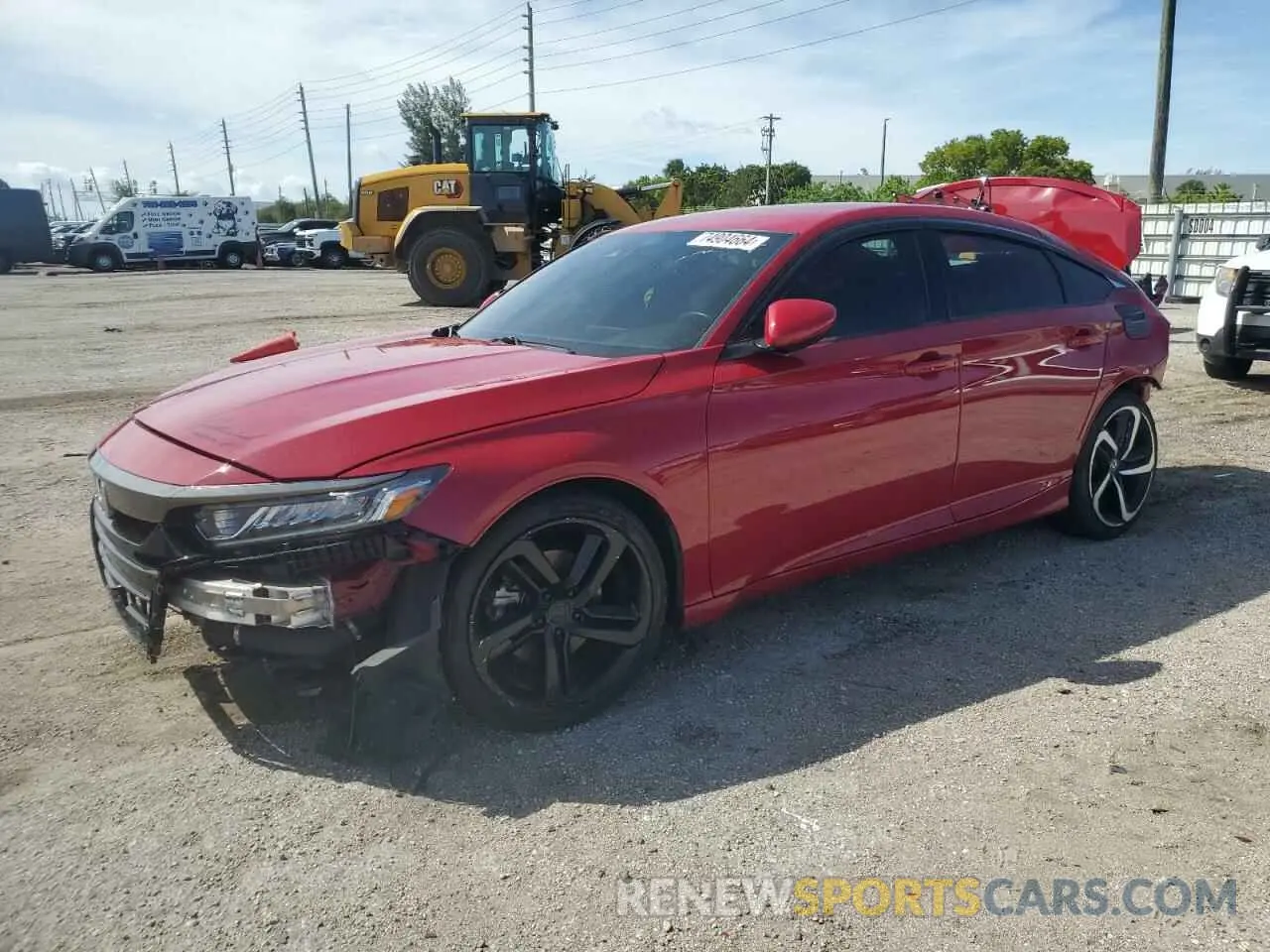 1 Photograph of a damaged car 1HGCV1F34LA068534 HONDA ACCORD 2020