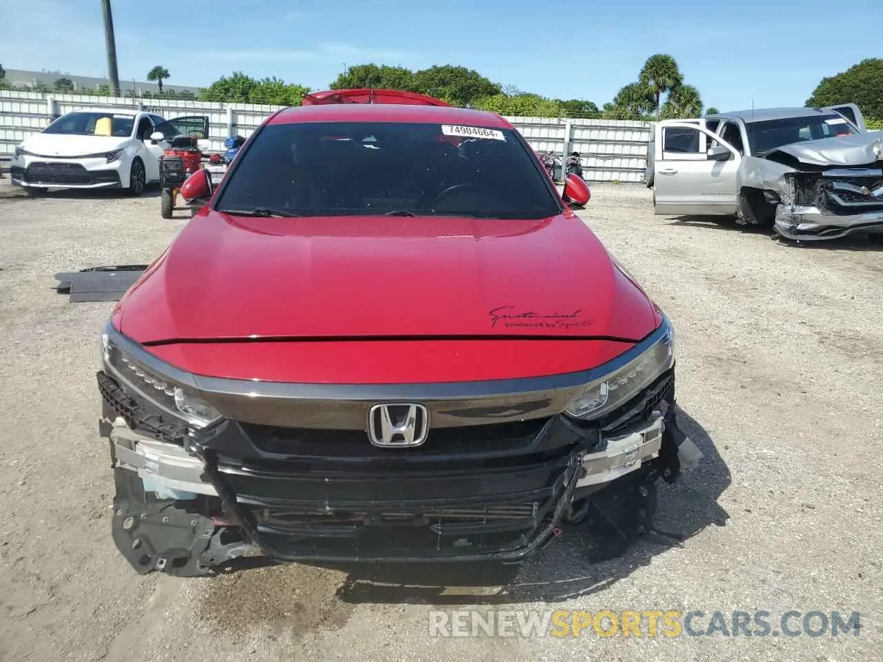 5 Photograph of a damaged car 1HGCV1F34LA068534 HONDA ACCORD 2020