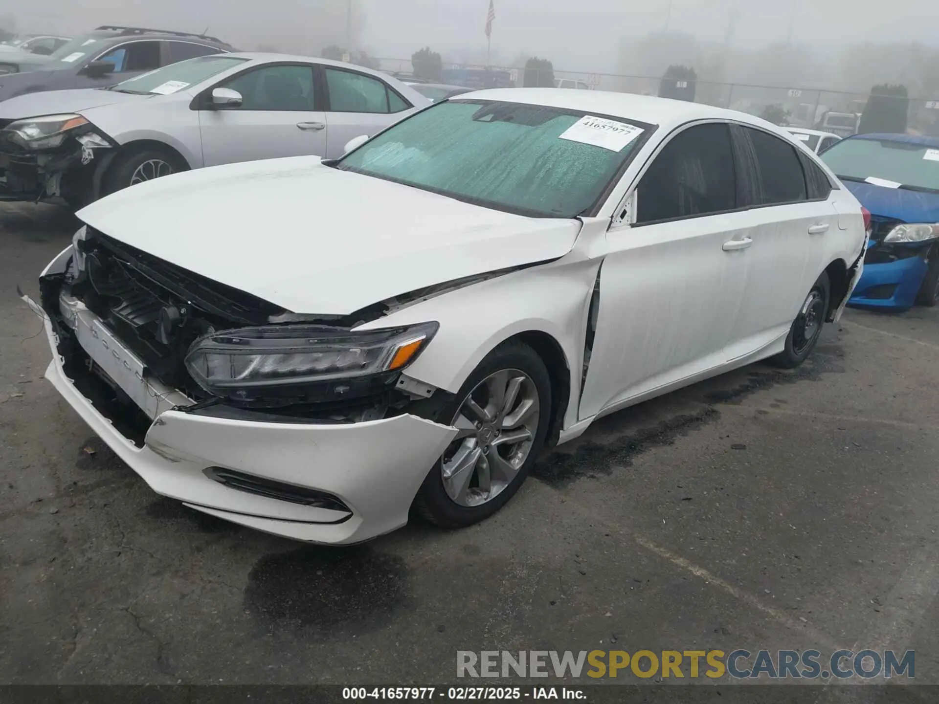 2 Photograph of a damaged car 1HGCV1F34LA075211 HONDA ACCORD 2020