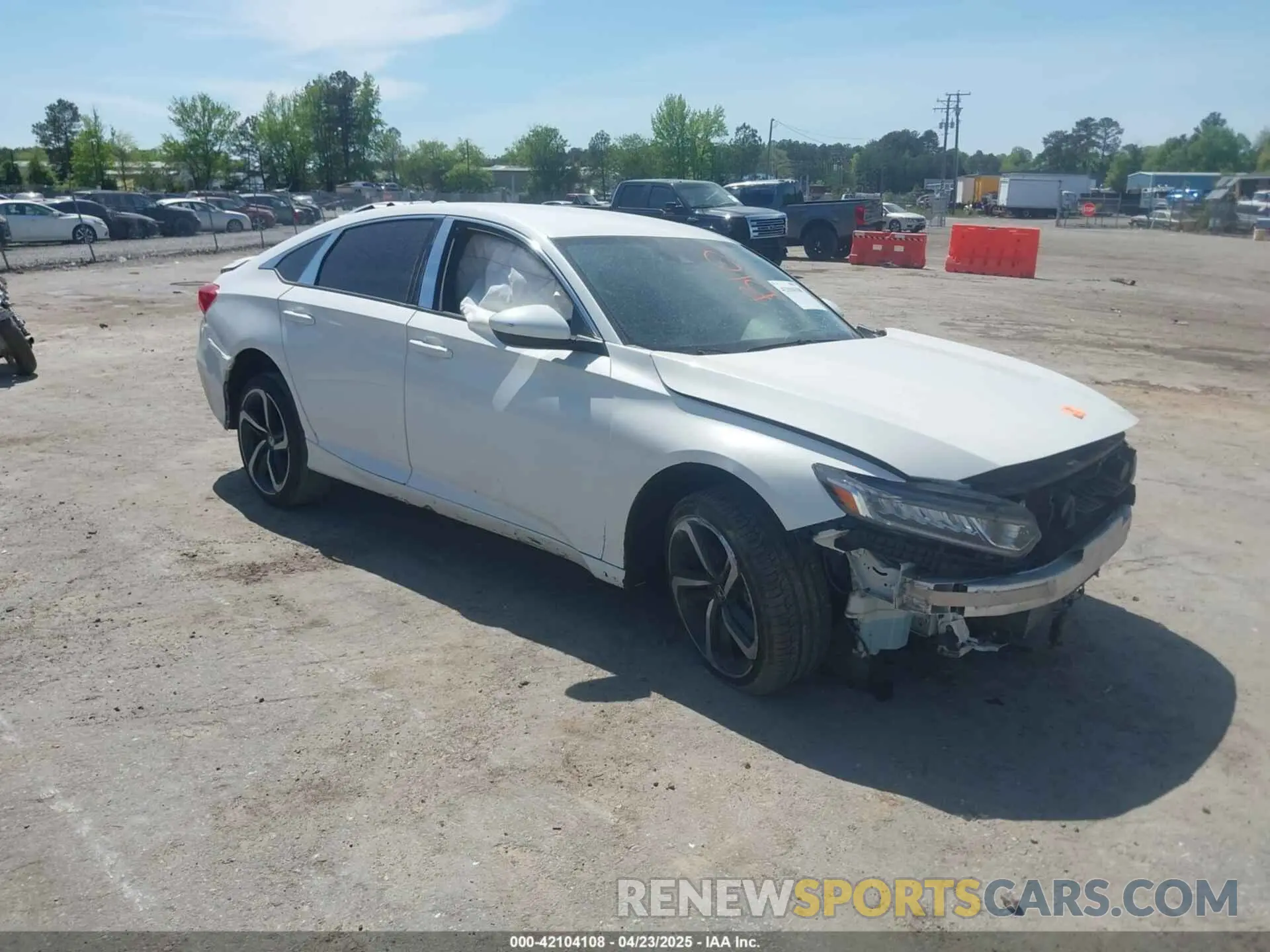 1 Photograph of a damaged car 1HGCV1F34LA082031 HONDA ACCORD 2020