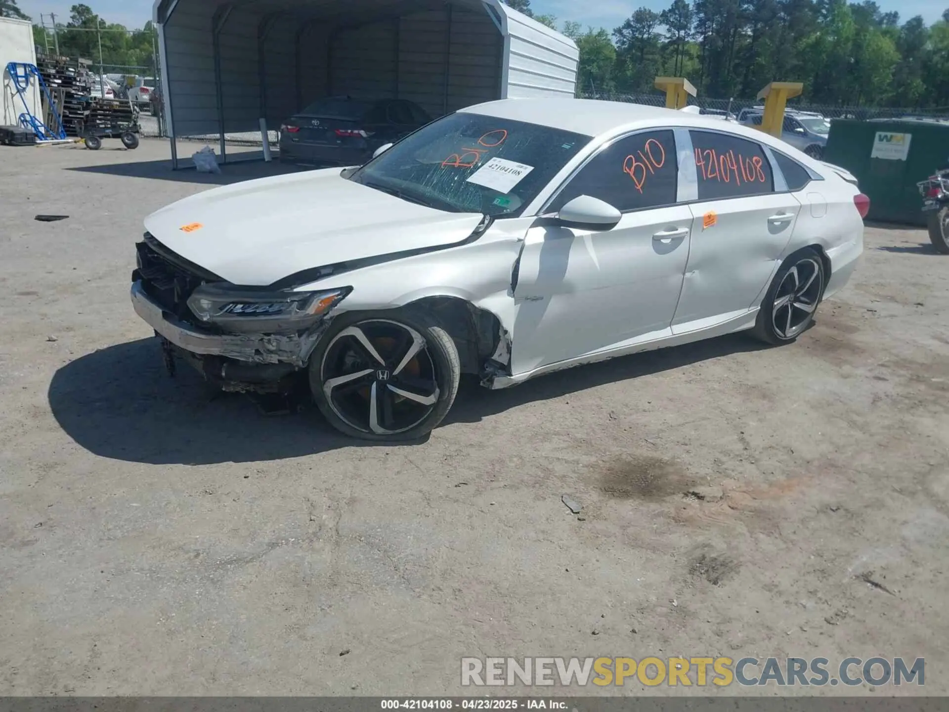 2 Photograph of a damaged car 1HGCV1F34LA082031 HONDA ACCORD 2020