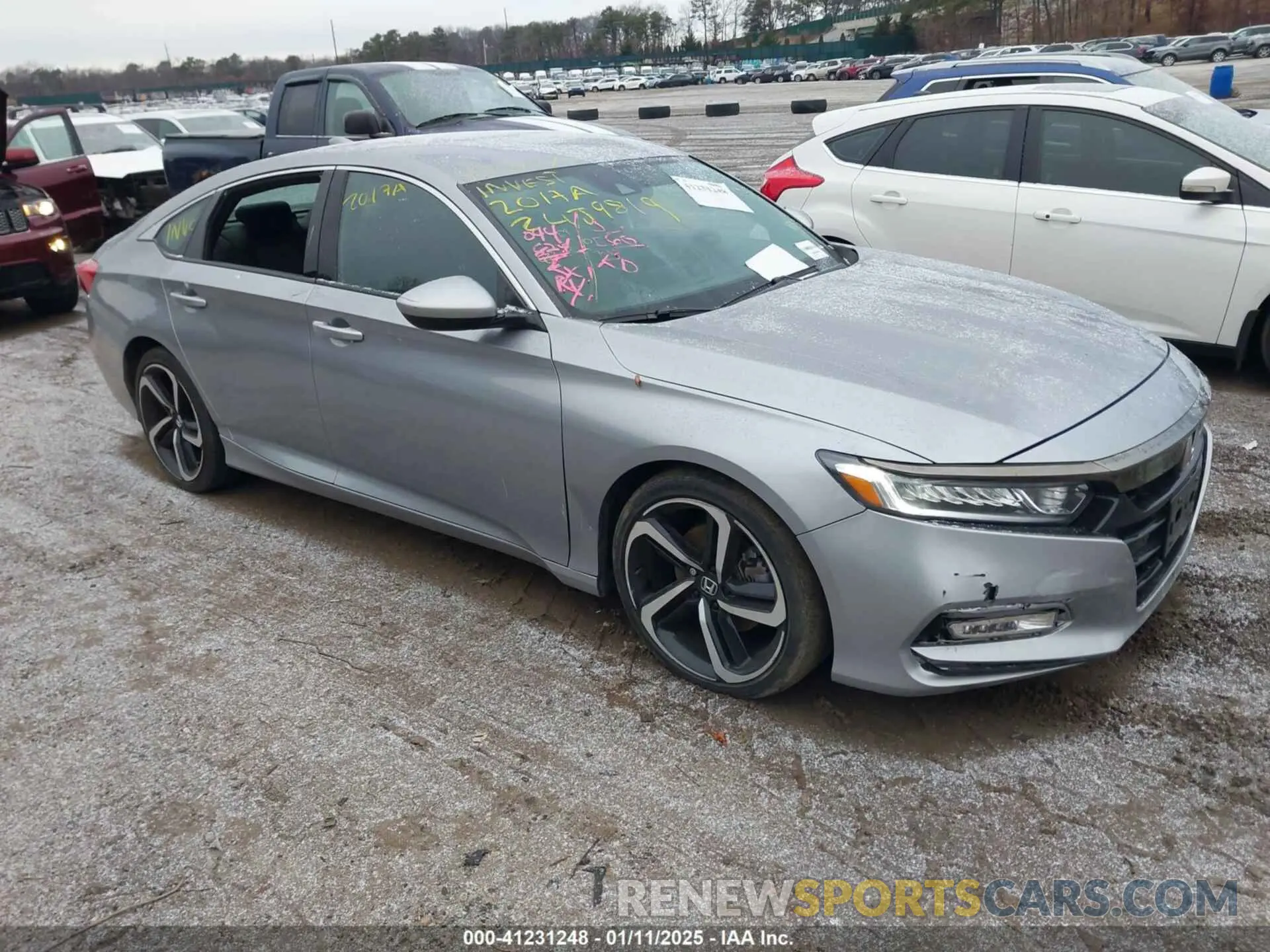 1 Photograph of a damaged car 1HGCV1F34LA087875 HONDA ACCORD 2020