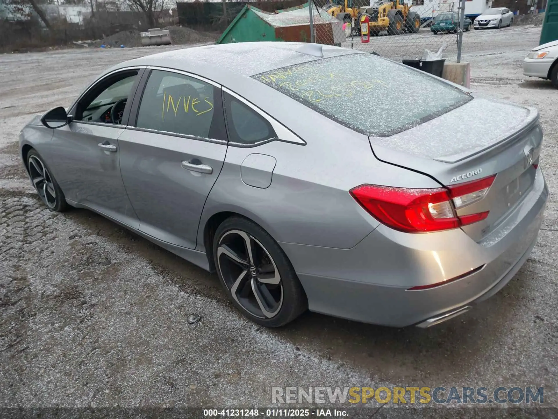3 Photograph of a damaged car 1HGCV1F34LA087875 HONDA ACCORD 2020