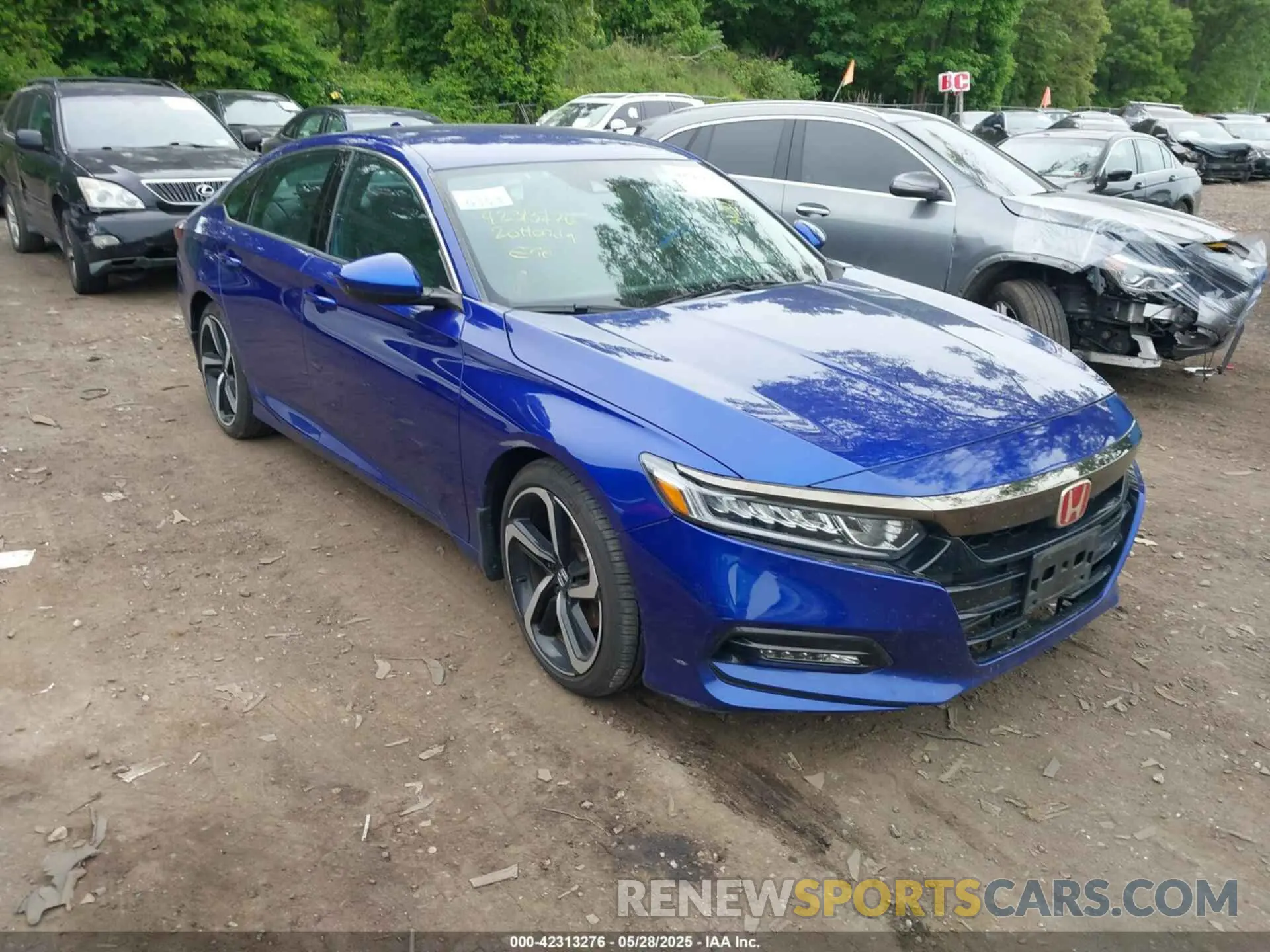 1 Photograph of a damaged car 1HGCV1F34LA106490 HONDA ACCORD 2020