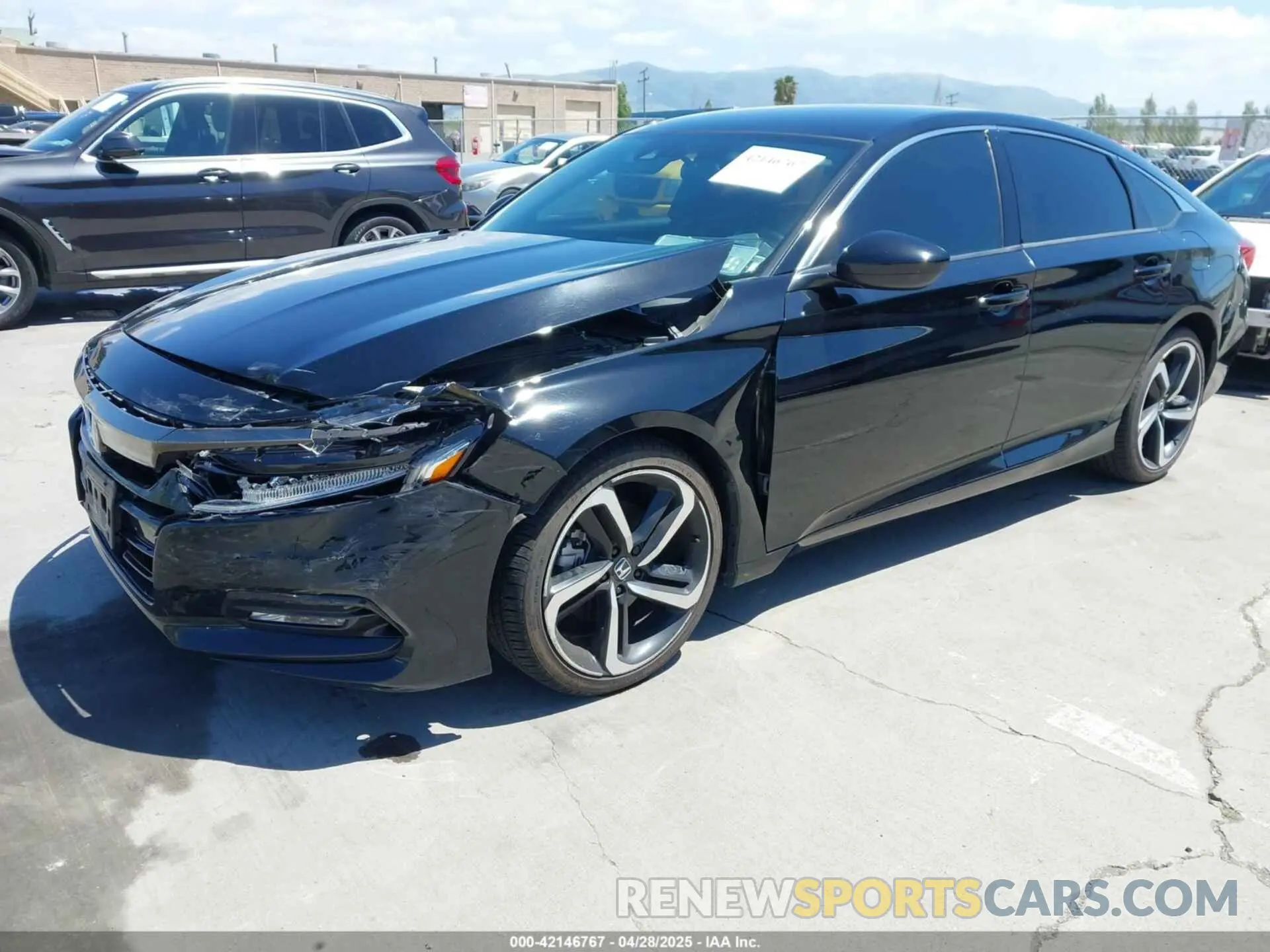 2 Photograph of a damaged car 1HGCV1F34LA129915 HONDA ACCORD 2020