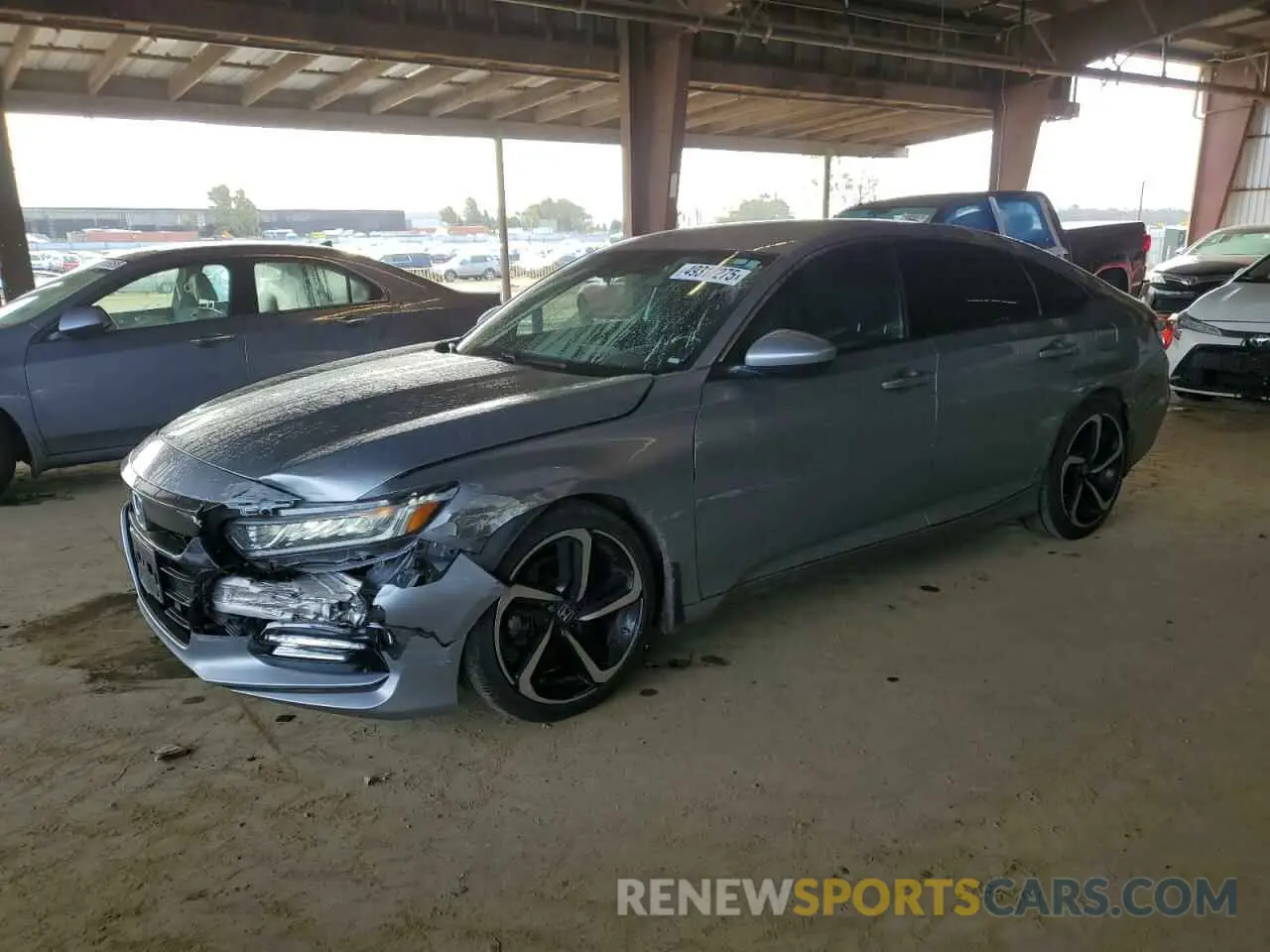 1 Photograph of a damaged car 1HGCV1F34LA131308 HONDA ACCORD 2020