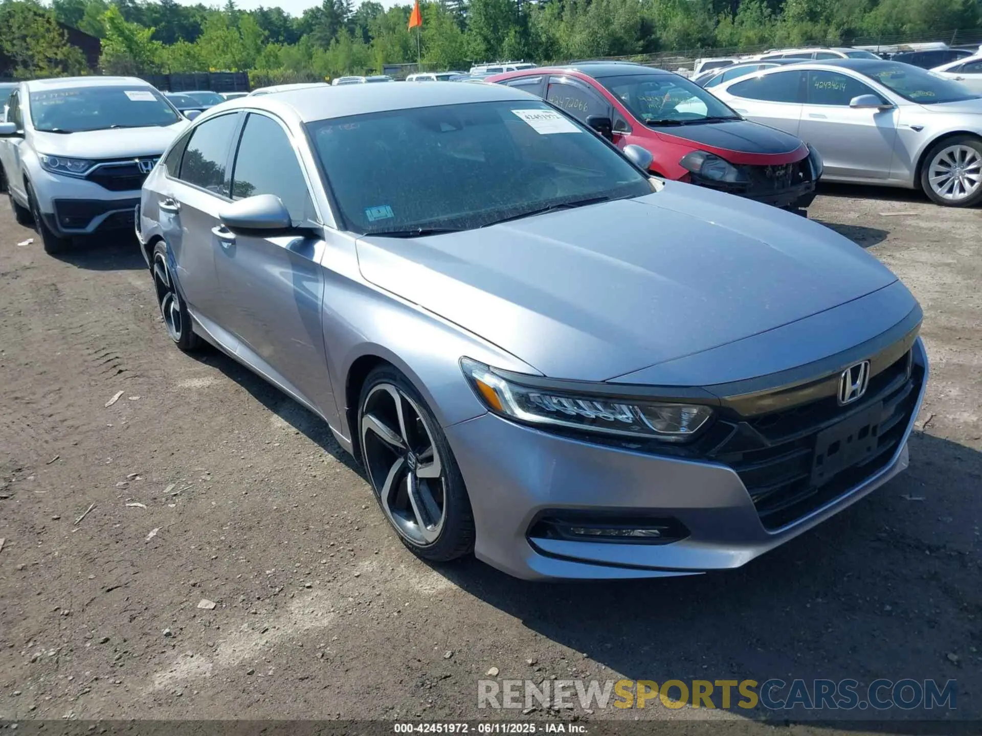 1 Photograph of a damaged car 1HGCV1F34LA144415 HONDA ACCORD 2020
