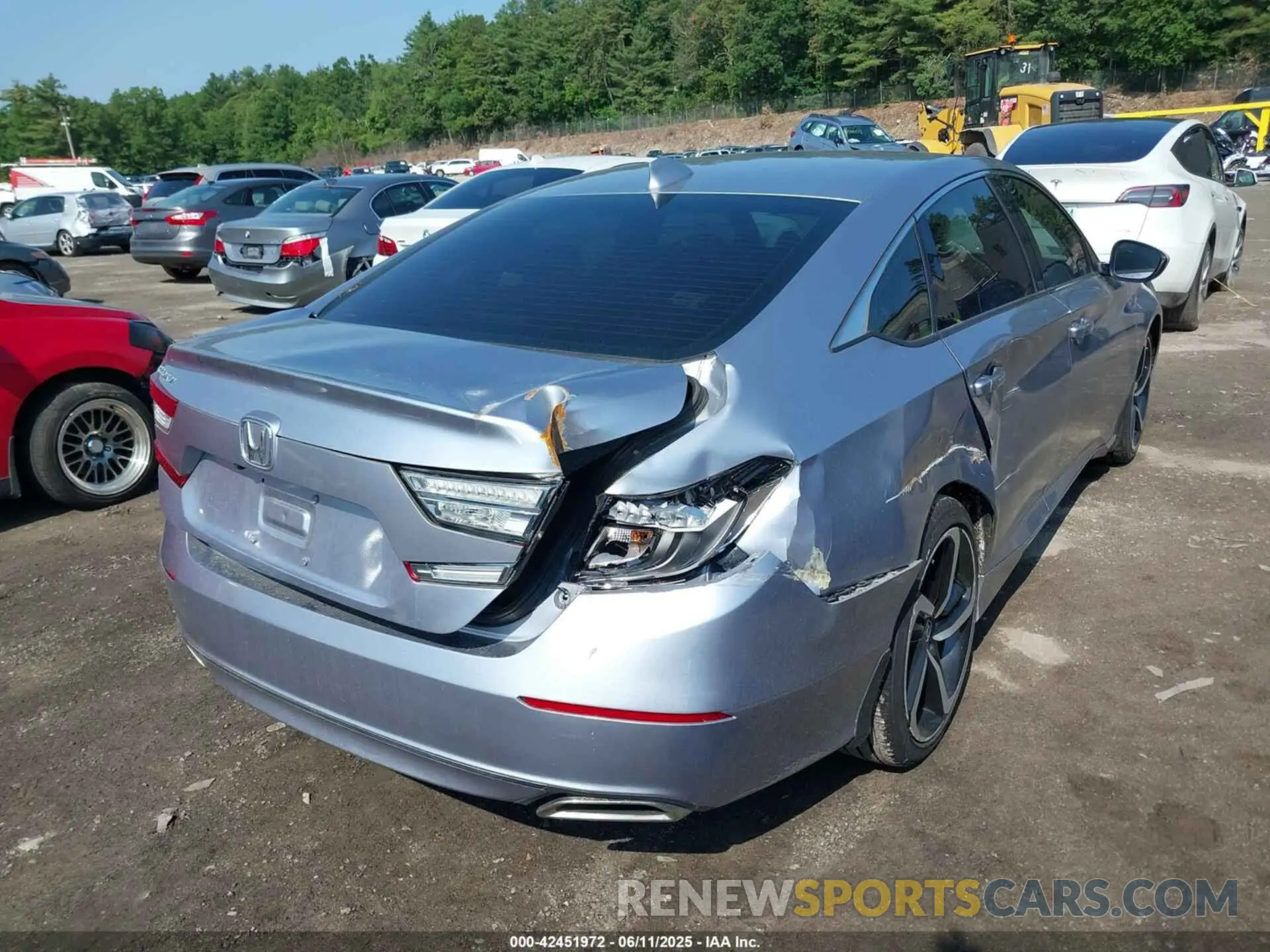 4 Photograph of a damaged car 1HGCV1F34LA144415 HONDA ACCORD 2020