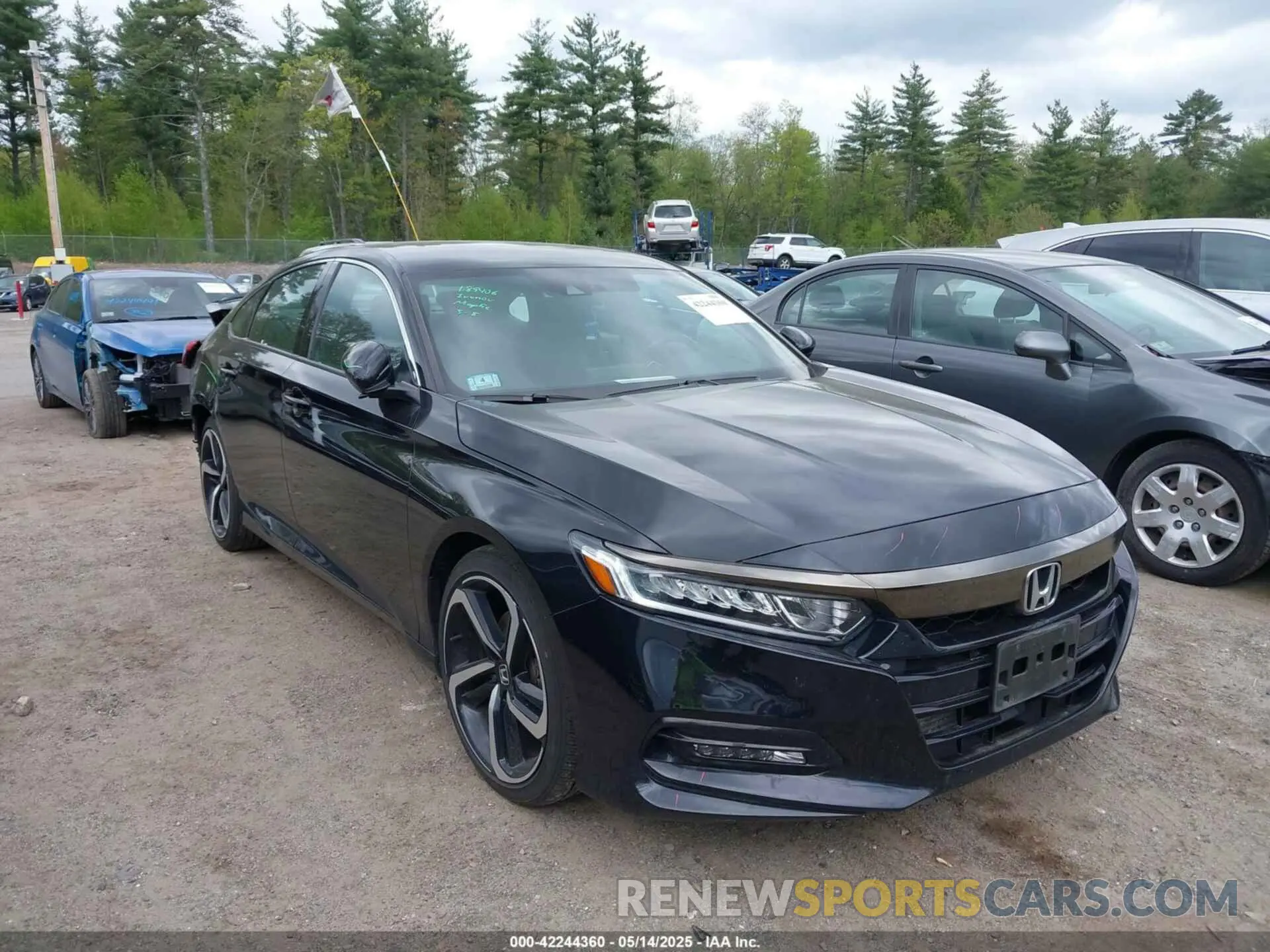 1 Photograph of a damaged car 1HGCV1F34LA156693 HONDA ACCORD 2020