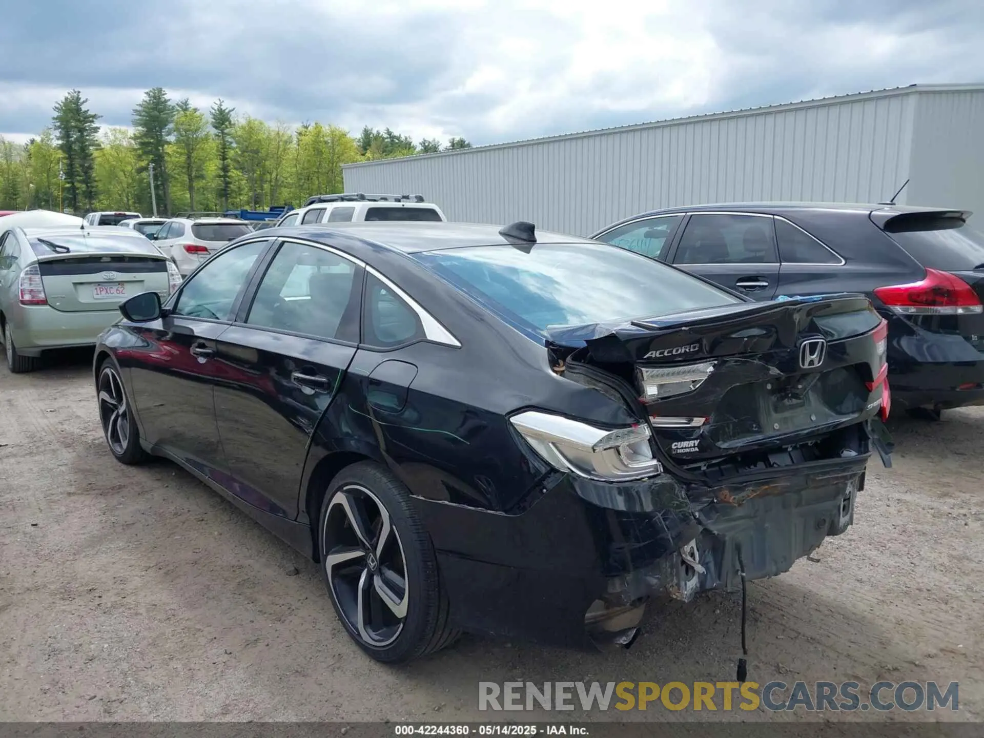 3 Photograph of a damaged car 1HGCV1F34LA156693 HONDA ACCORD 2020