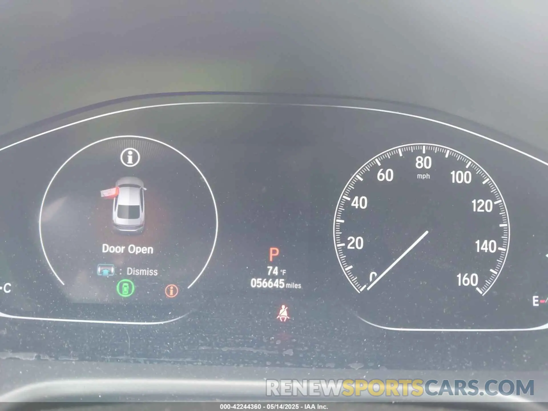 7 Photograph of a damaged car 1HGCV1F34LA156693 HONDA ACCORD 2020
