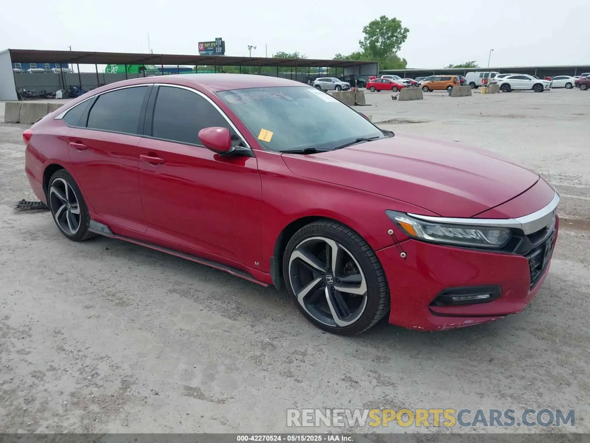 1 Photograph of a damaged car 1HGCV1F35LA006401 HONDA ACCORD 2020