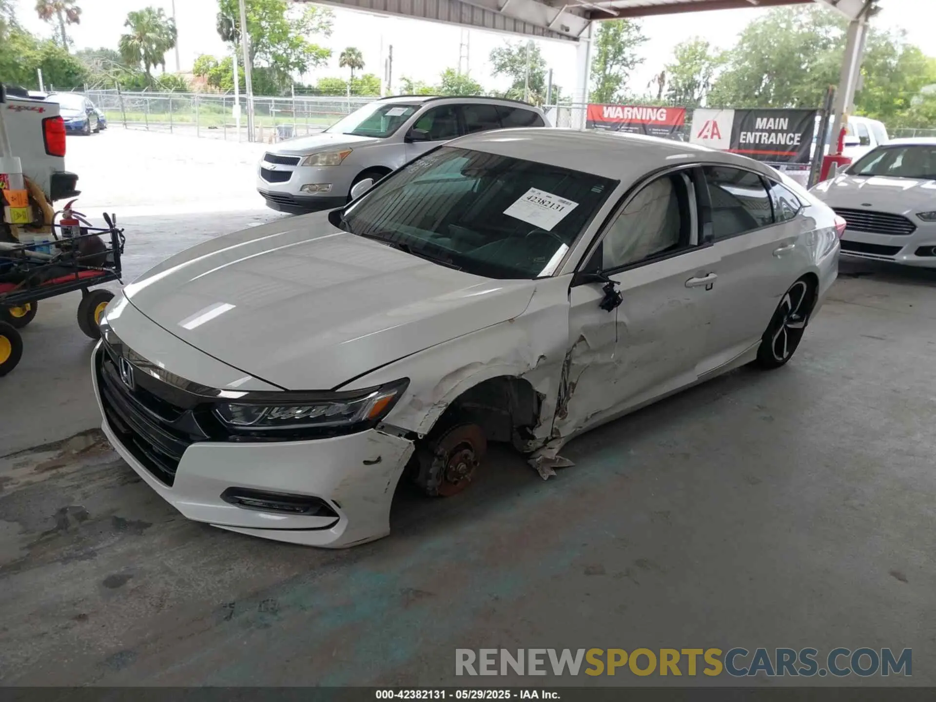 2 Photograph of a damaged car 1HGCV1F35LA014112 HONDA ACCORD 2020