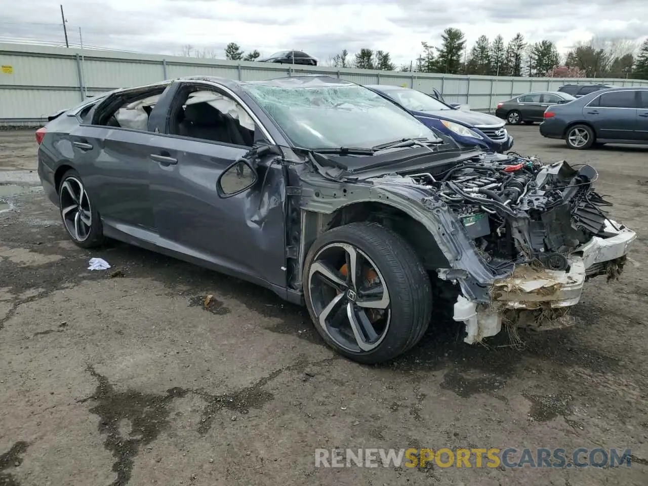 4 Photograph of a damaged car 1HGCV1F35LA053346 HONDA ACCORD 2020