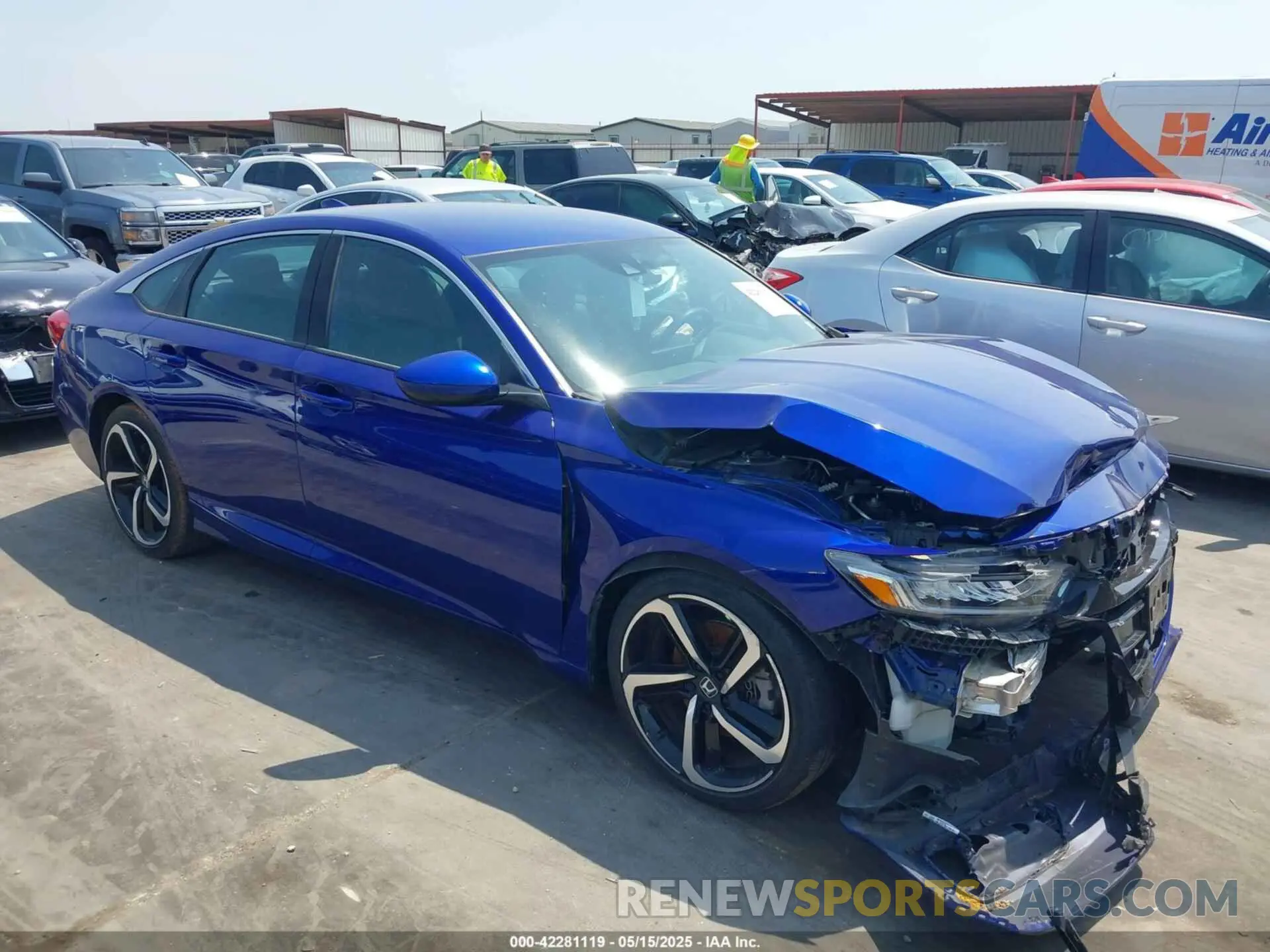 1 Photograph of a damaged car 1HGCV1F35LA055954 HONDA ACCORD 2020