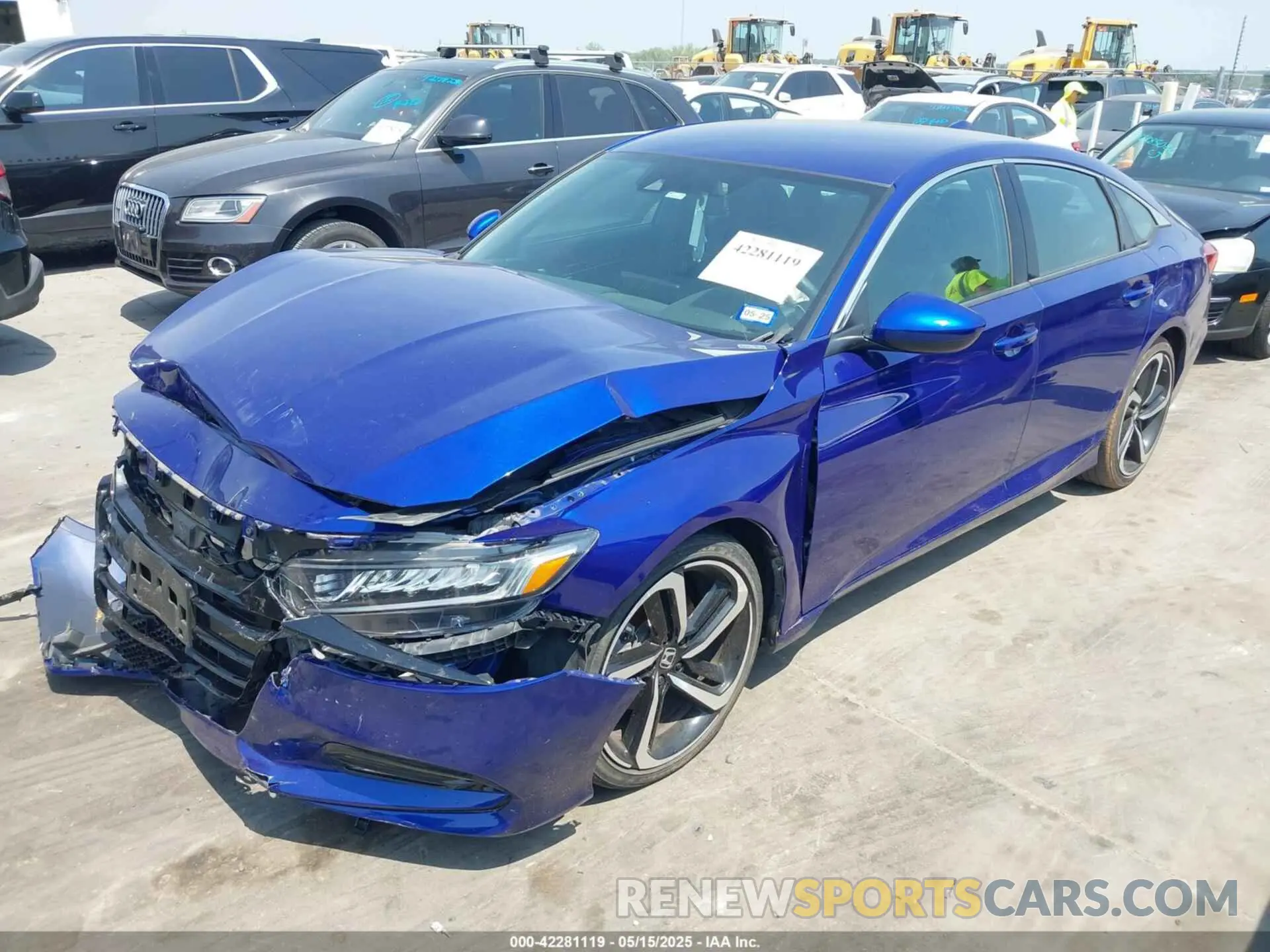 2 Photograph of a damaged car 1HGCV1F35LA055954 HONDA ACCORD 2020