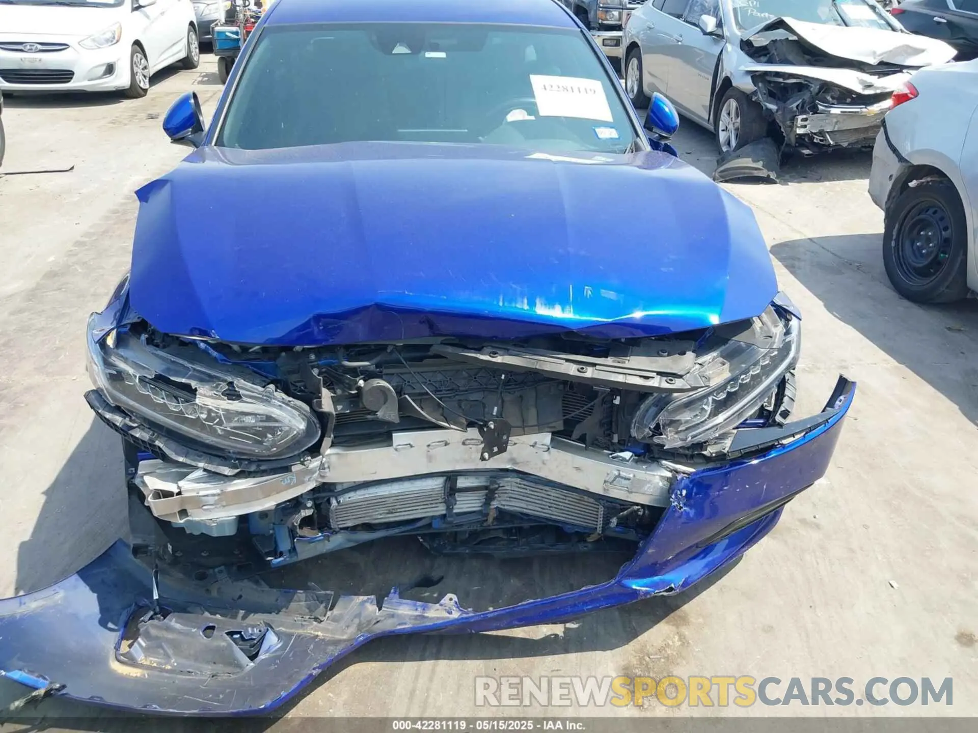6 Photograph of a damaged car 1HGCV1F35LA055954 HONDA ACCORD 2020