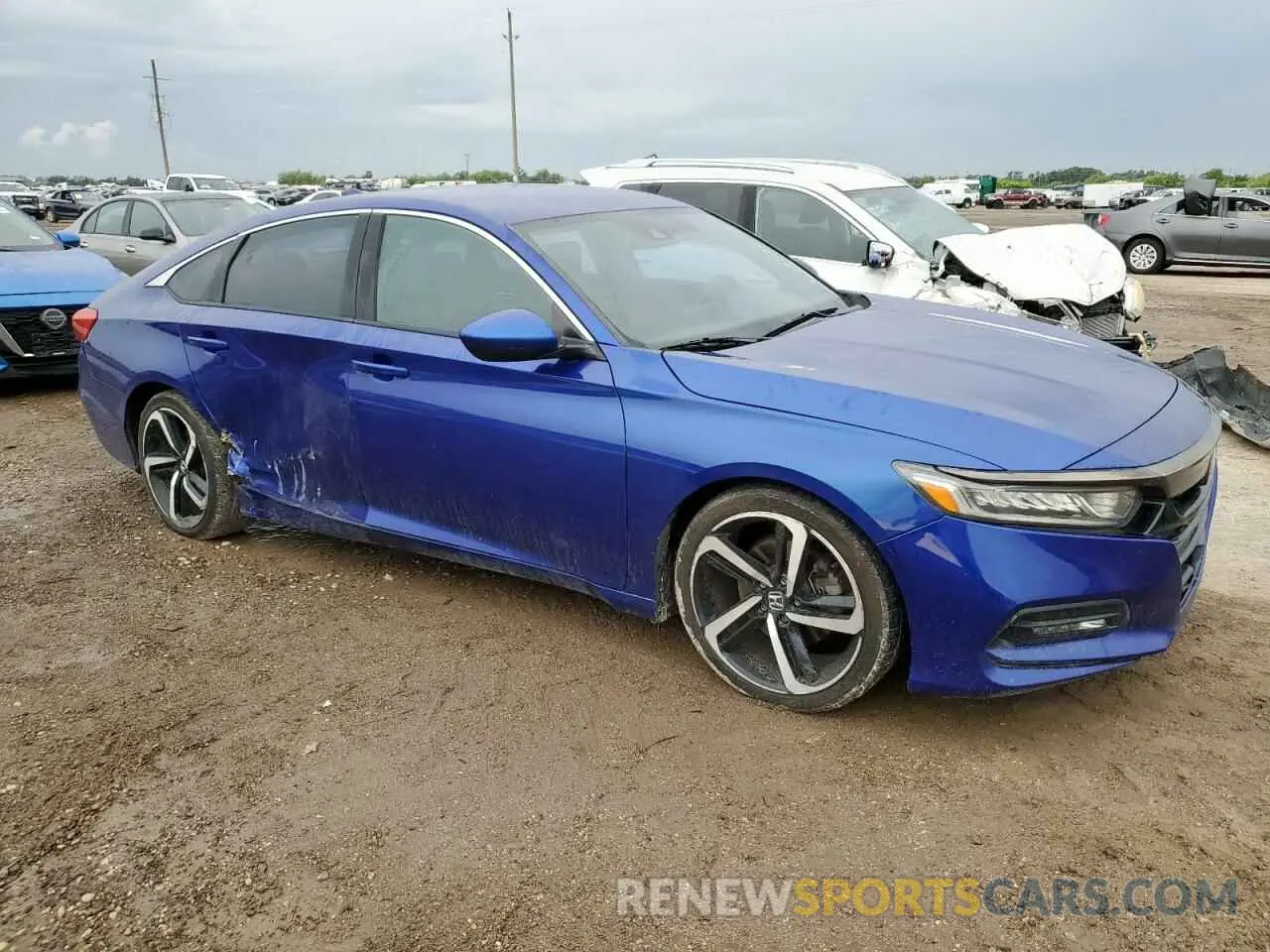 4 Photograph of a damaged car 1HGCV1F35LA057347 HONDA ACCORD 2020