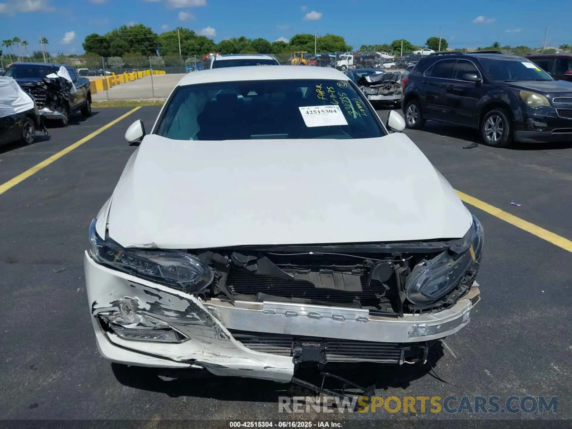 6 Photograph of a damaged car 1HGCV1F35LA066839 HONDA ACCORD 2020