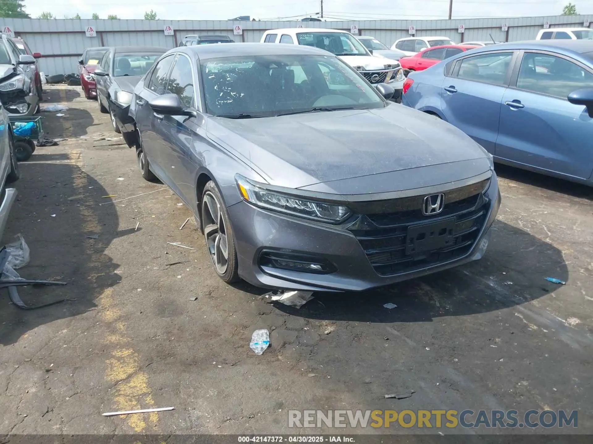 1 Photograph of a damaged car 1HGCV1F35LA072088 HONDA ACCORD 2020